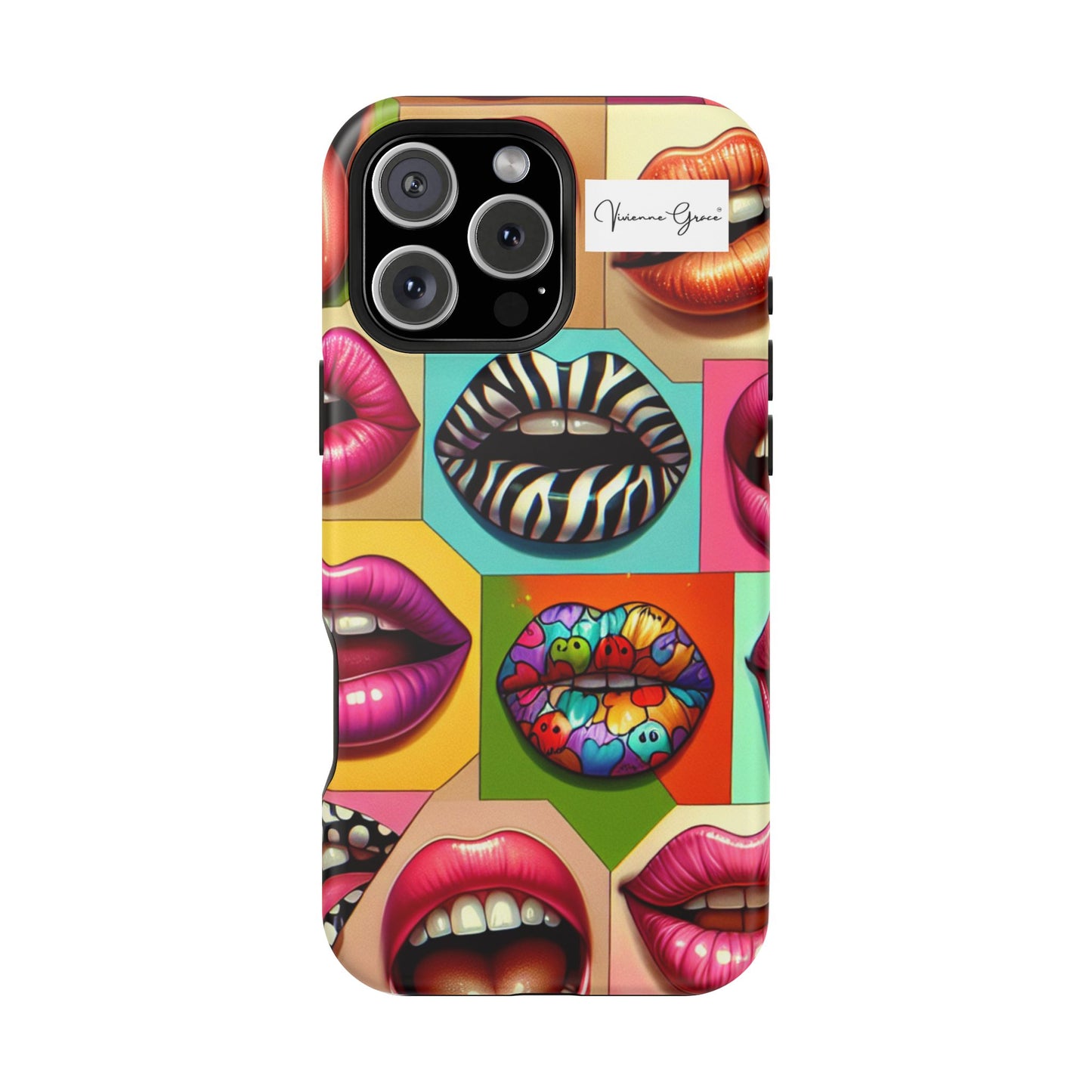 IPhone - Impact-Resistant Case - LIPS - Vivienne Grace