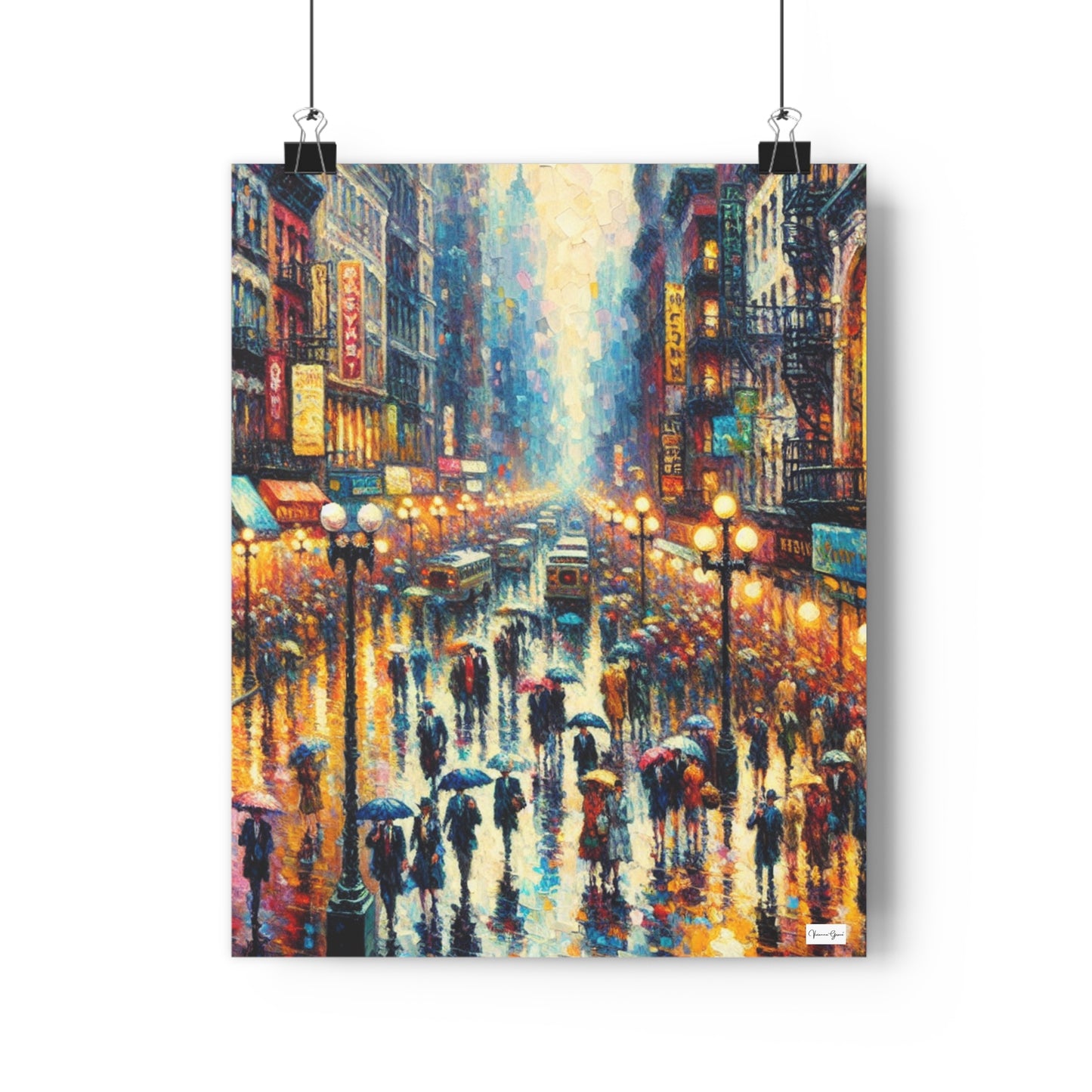 Giclée Art Print - New York Rain - Vivienne Grace