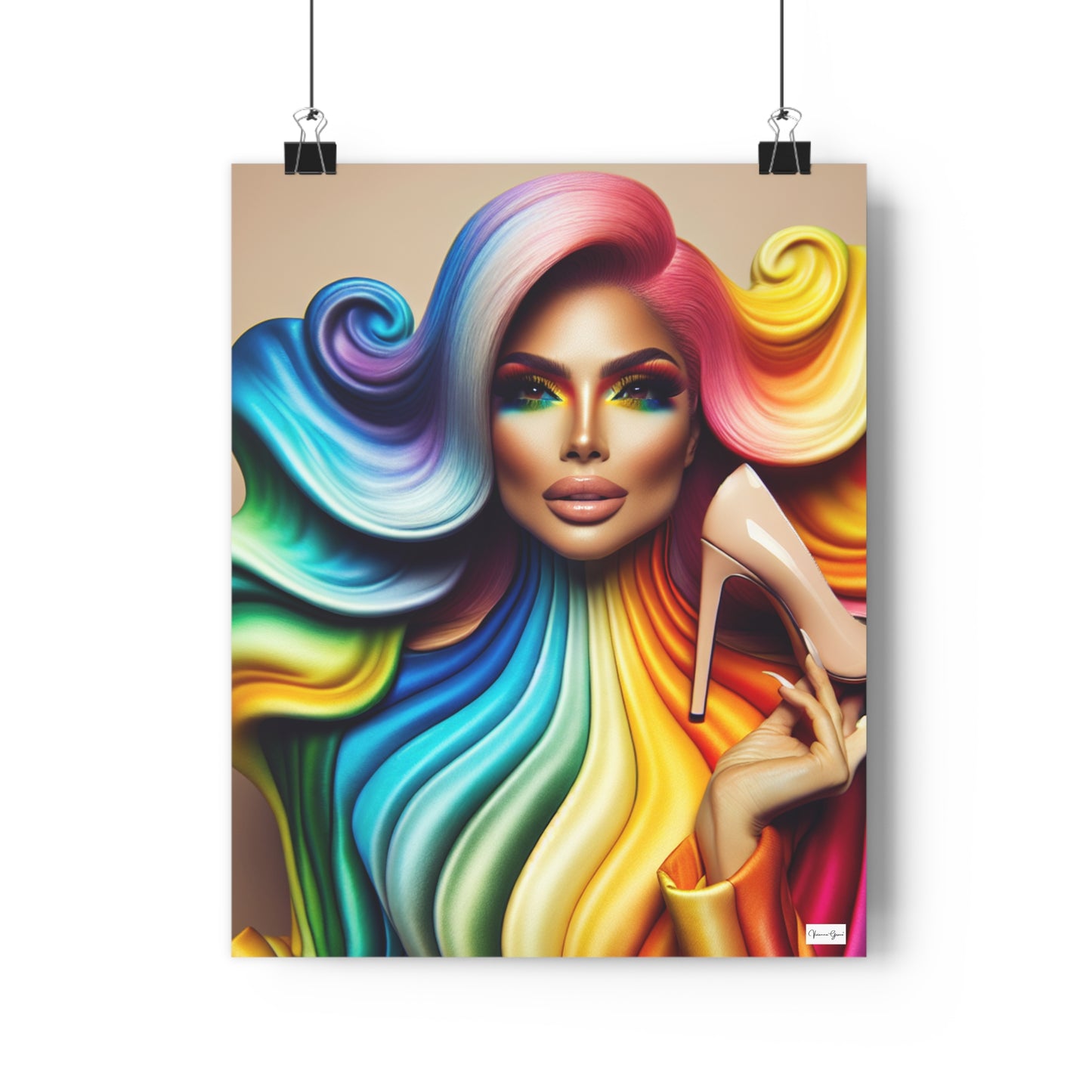 Giclée Art Print - Glamorous - Vivienne Grace