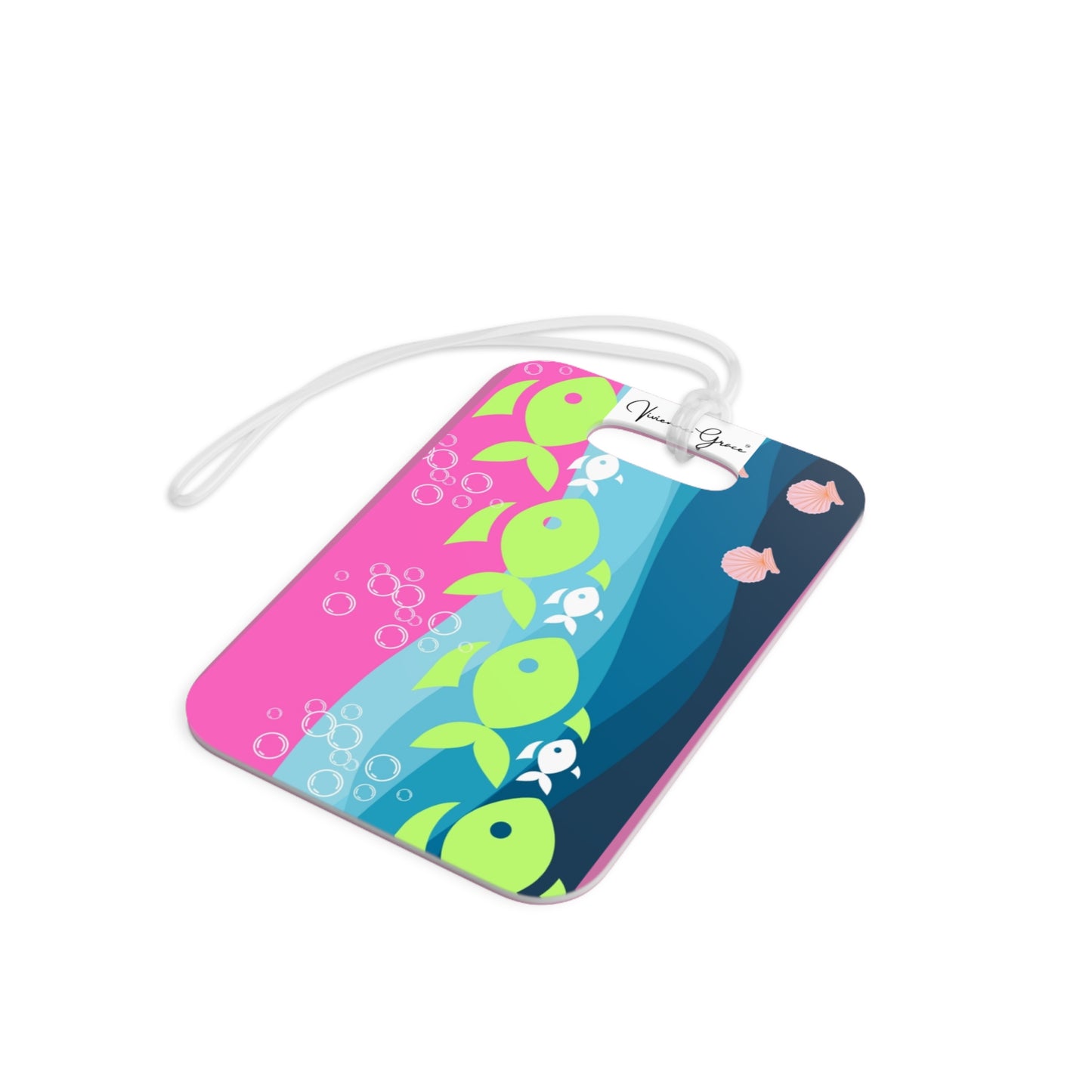 Luggage Tag - BRIGHT FISH - Vivienne Grace