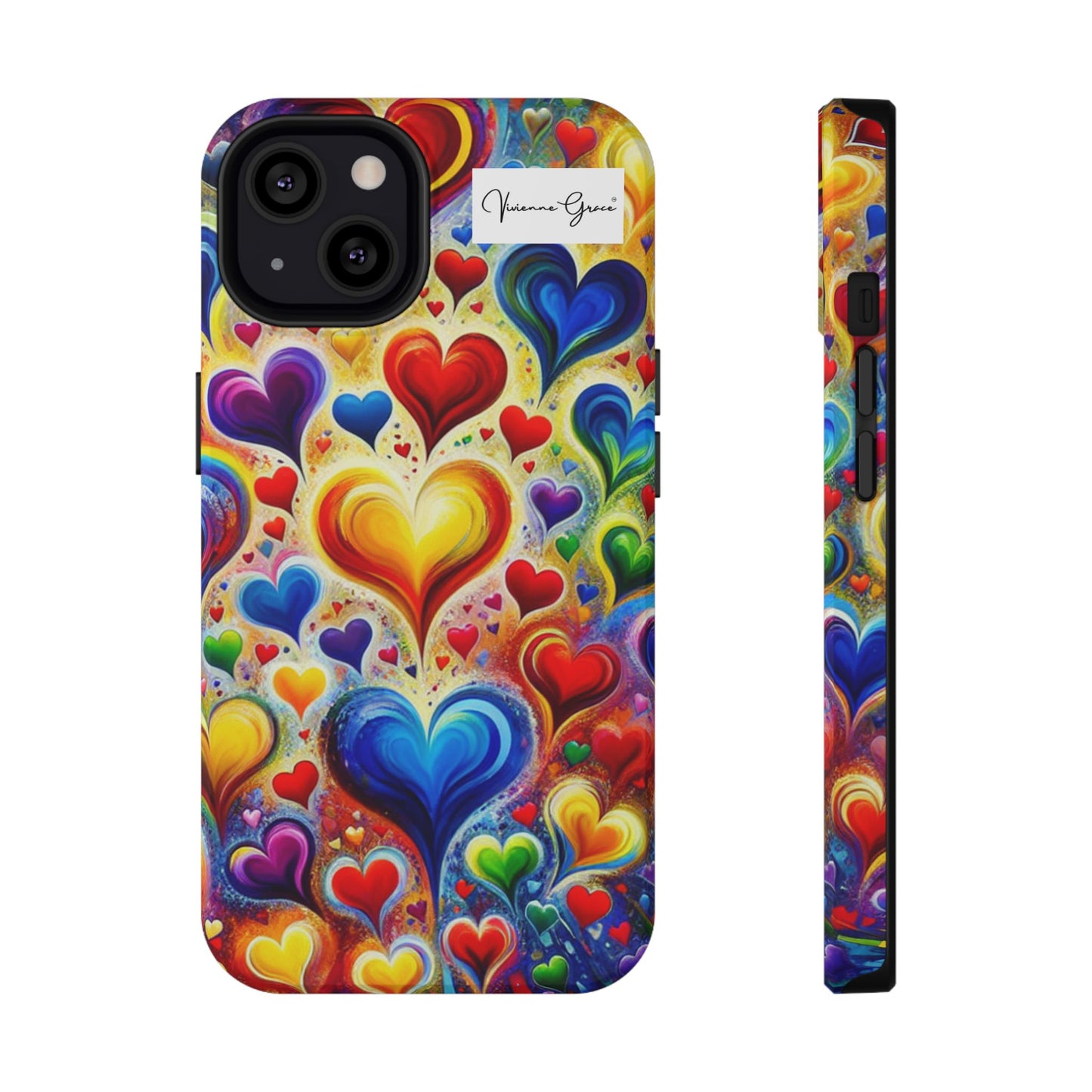 IPhone - Impact-Resistant Case - BRIGHT HEARTS - Vivienne Grace