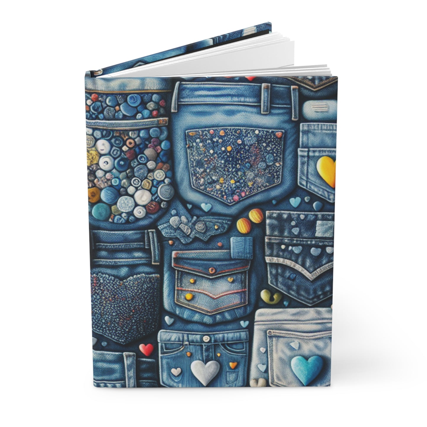 Hardcover Journal - BLUE JEANS - Vivienne Grace