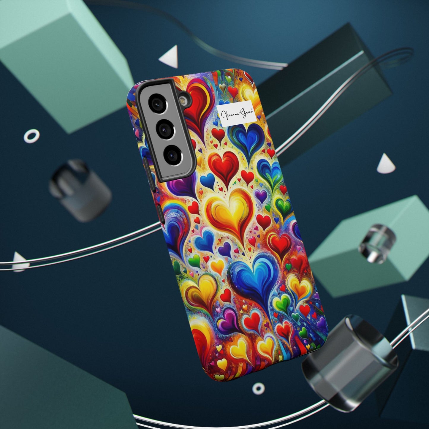 Samsung Galaxy - Impact-Resistant Case - BRIGHT HEARTS - Vivienne Grace