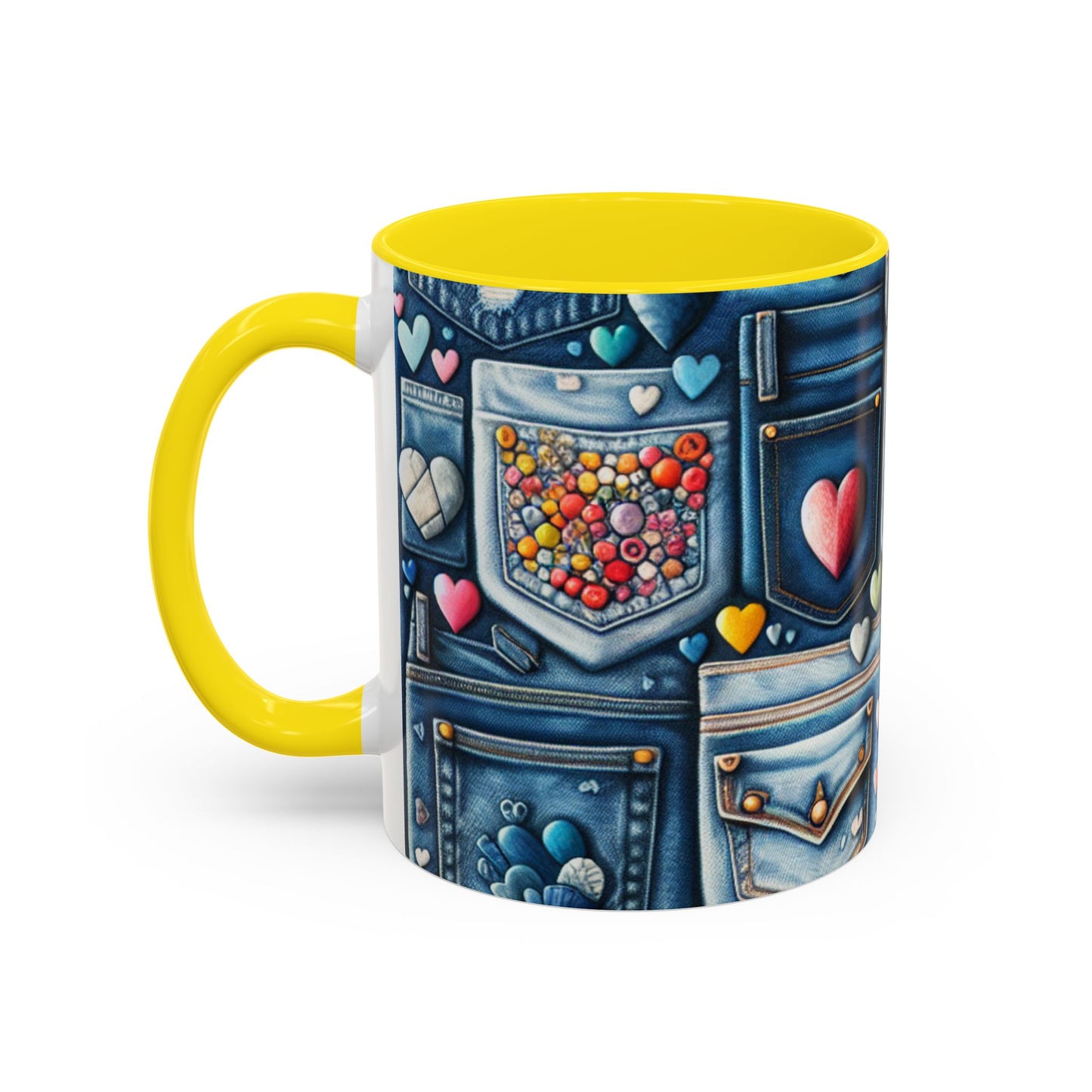 Accent Coffee Mug - BLUE JEANS - Vivienne Grace