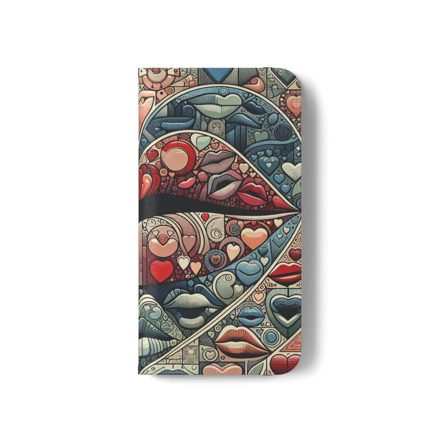 IPhone - Flip Case - BLUE LIPS - Vivienne Grace