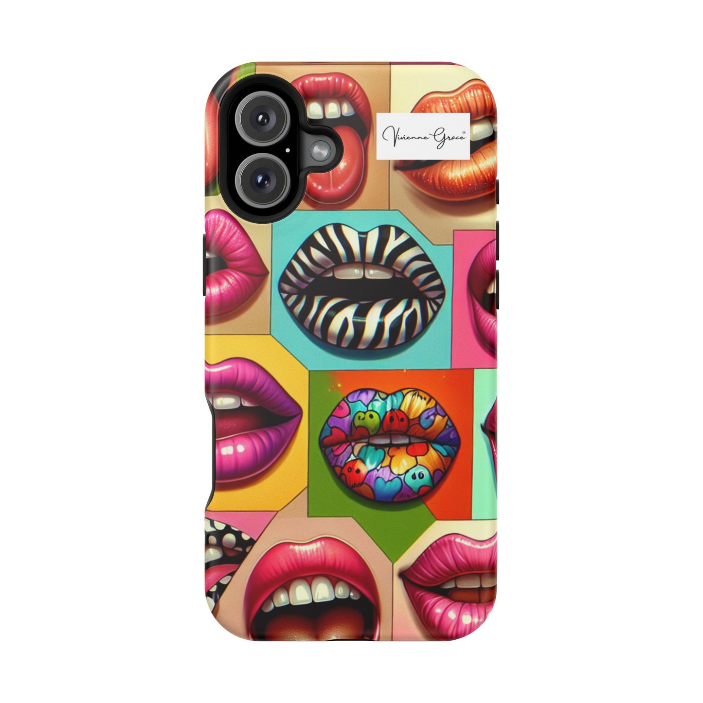 IPhone - Impact-Resistant Case - LIPS - Vivienne Grace