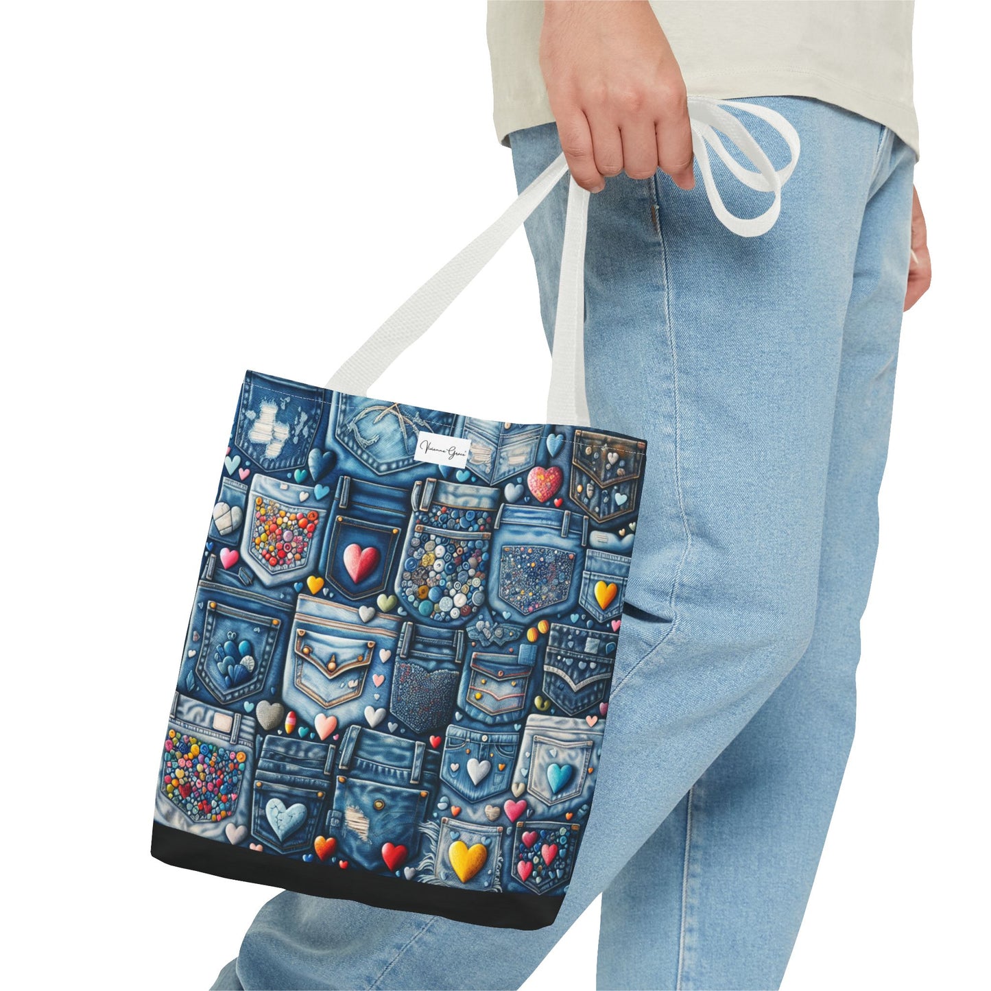 Tote Bag - BLUE JEANS - Vivienne Grace