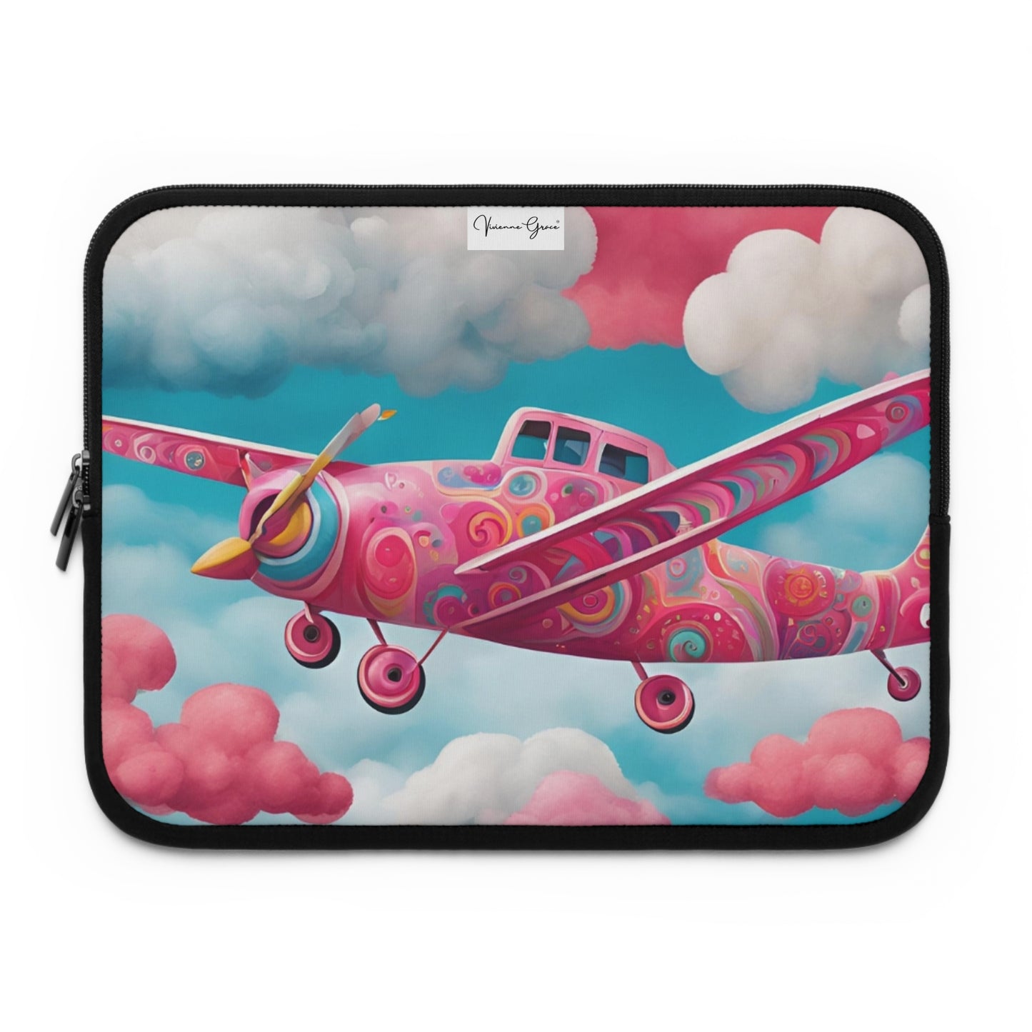 Laptop Sleeve - GROOVY PLANE - Vivienne Grace