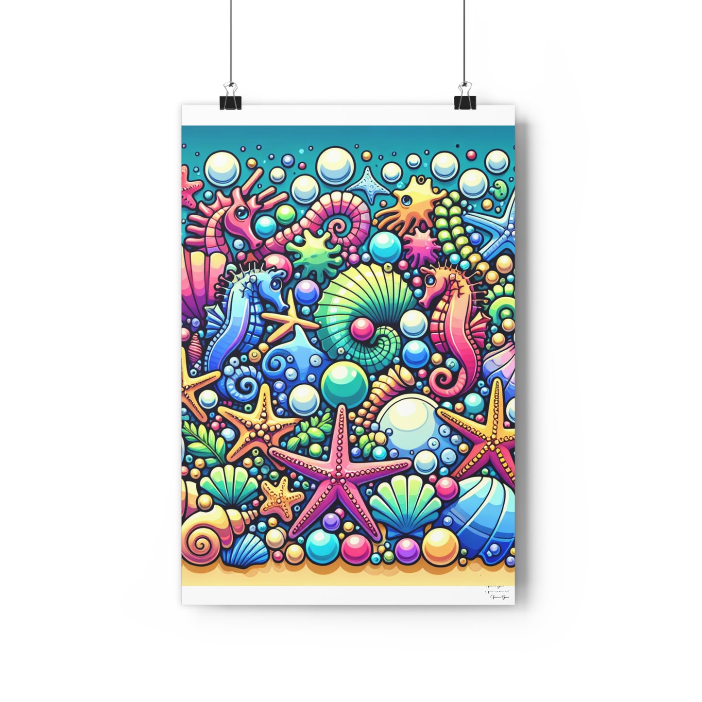 Giclée Art Print - BEACH BAUBLES