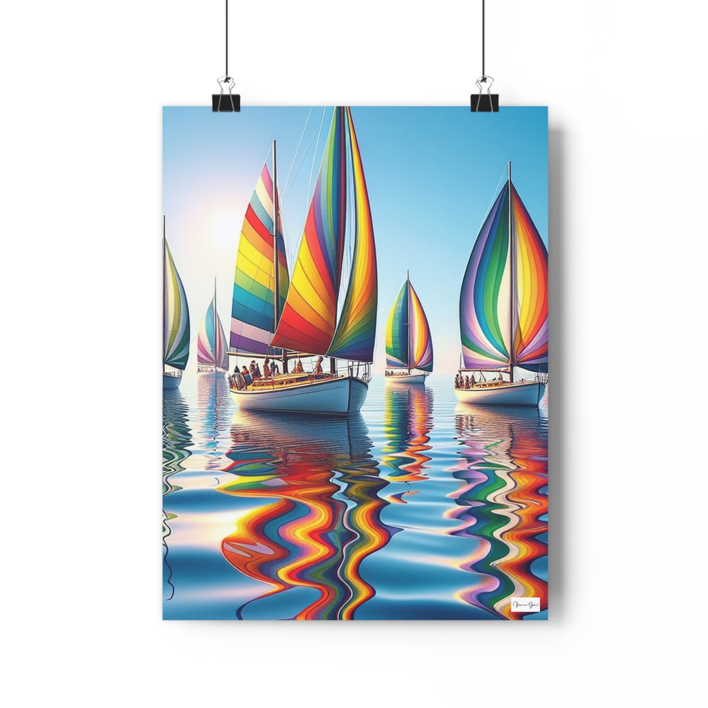 Giclée Art Print - SAILBOATS - Vivienne Grace