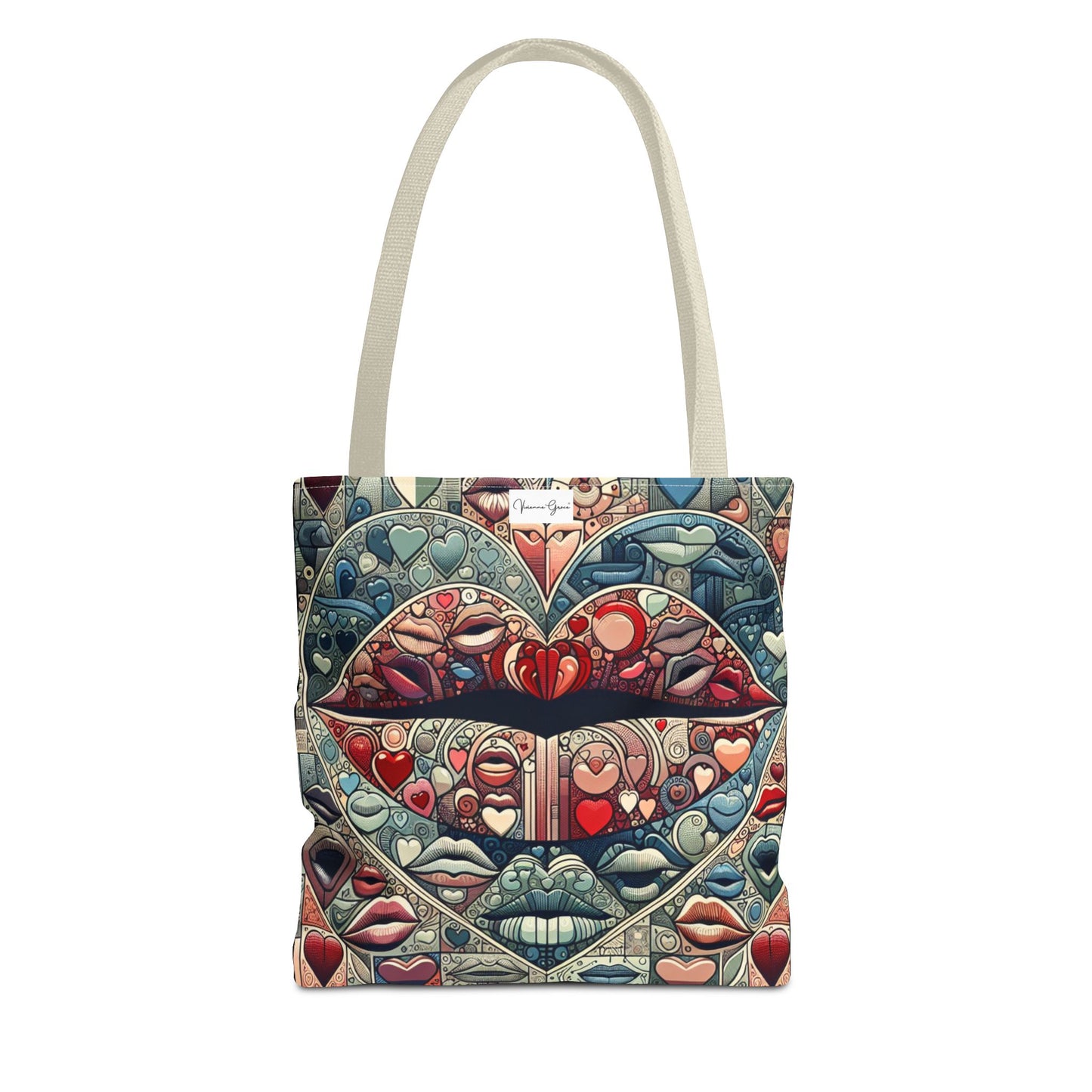 Tote Bag - BLUE LIPS - Vivienne Grace