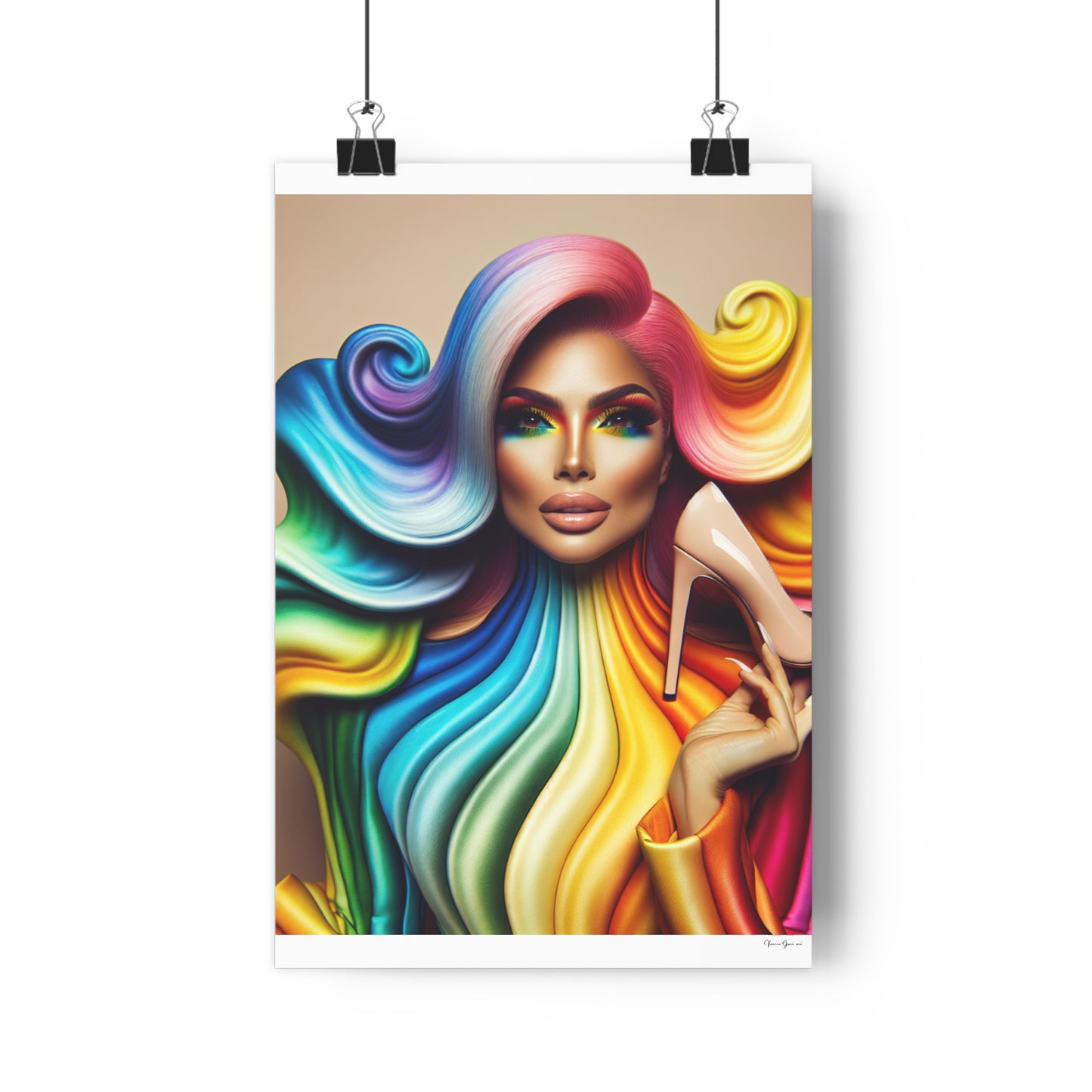 Giclée Art Print - Glamorous - Vivienne Grace