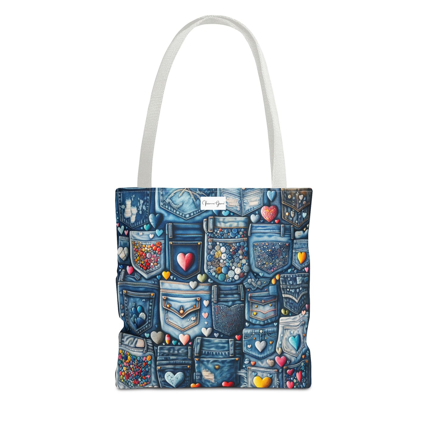Tote Bag - BLUE JEANS - Vivienne Grace