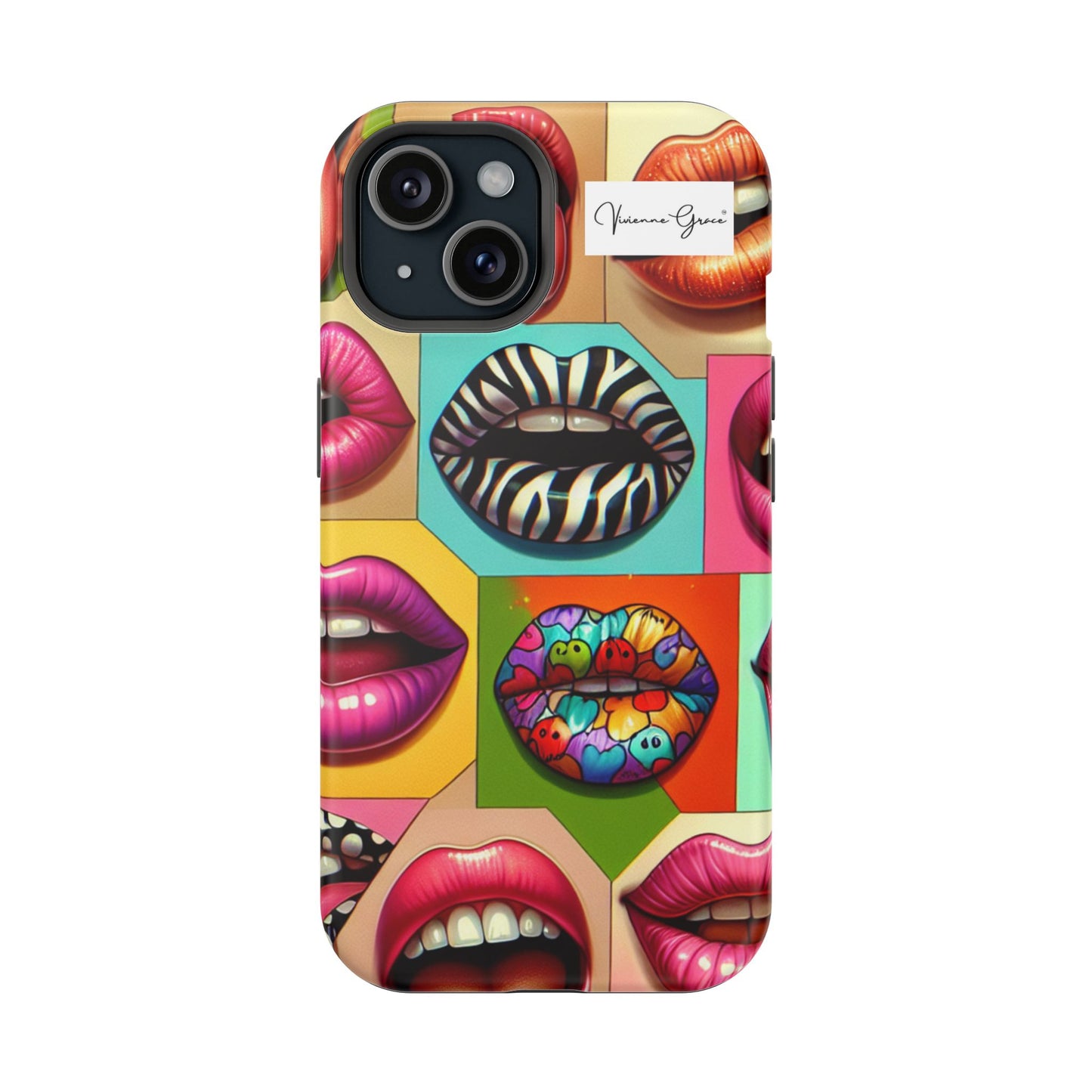 IPhone - Impact-Resistant Case - LIPS - Vivienne Grace