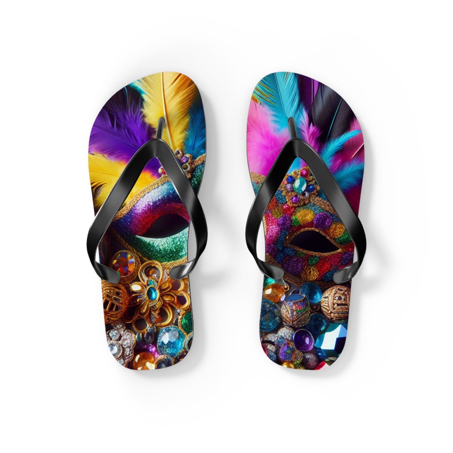 Flip Flops - MARDI GRAS - Vivienne Grace