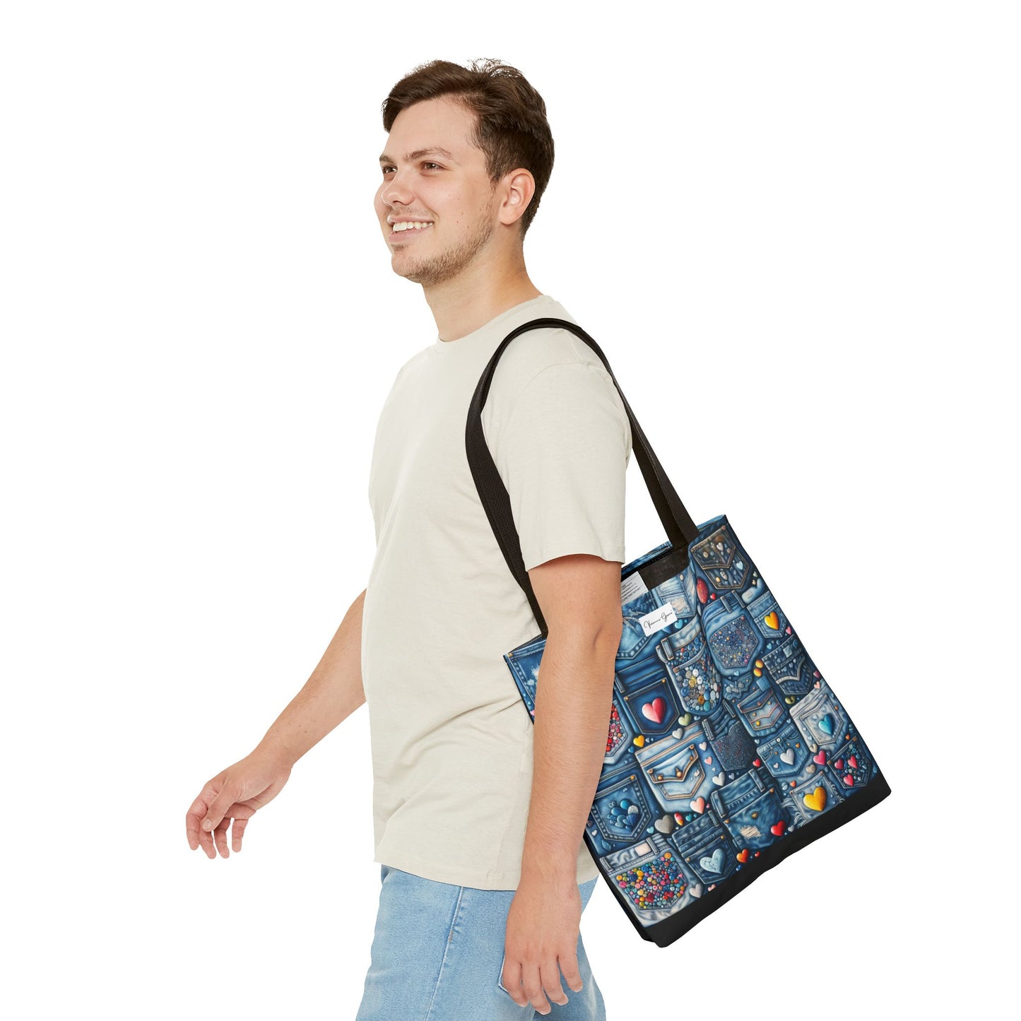 Tote Bag - BLUE JEANS - Vivienne Grace