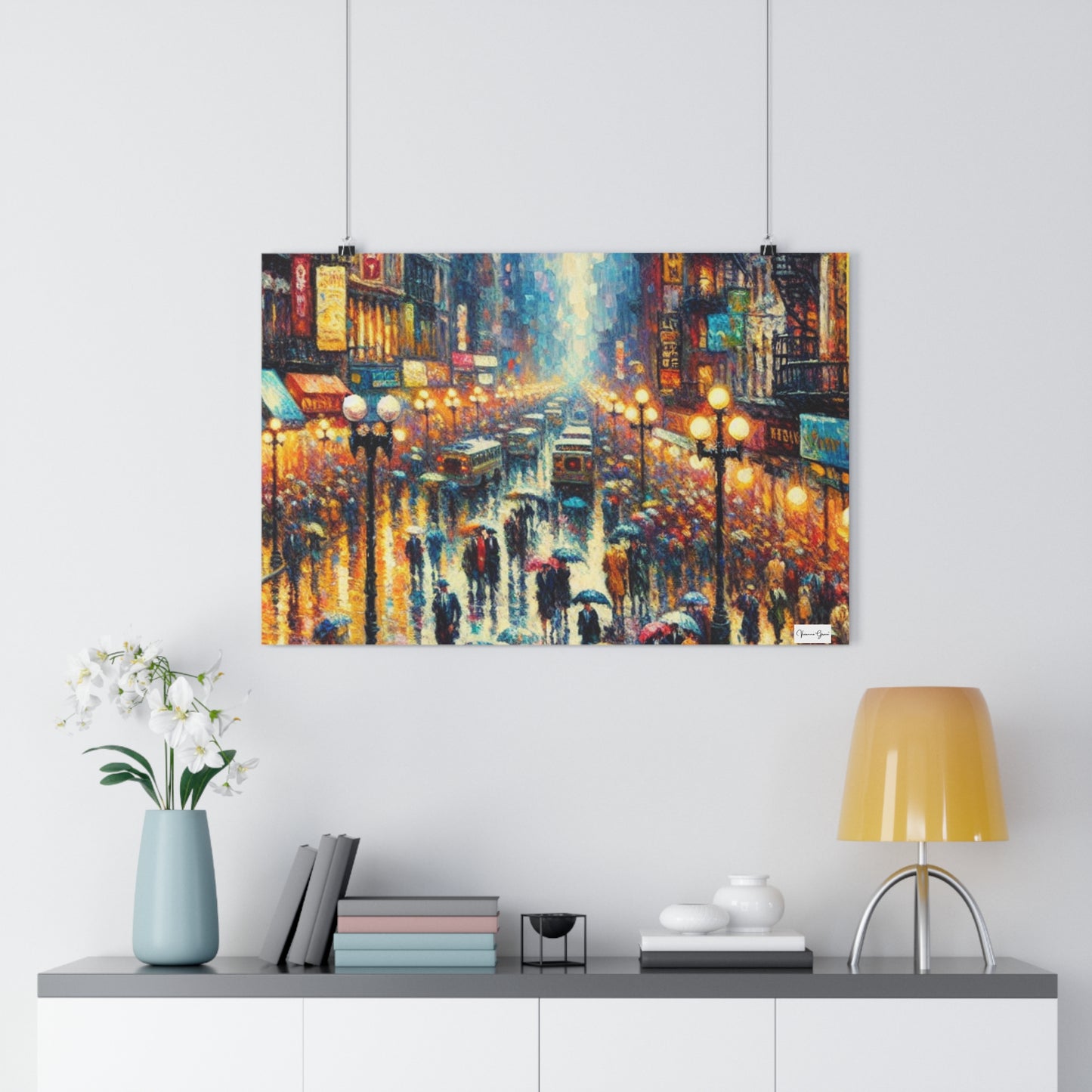 Giclée Art Print - New York Rain - Vivienne Grace