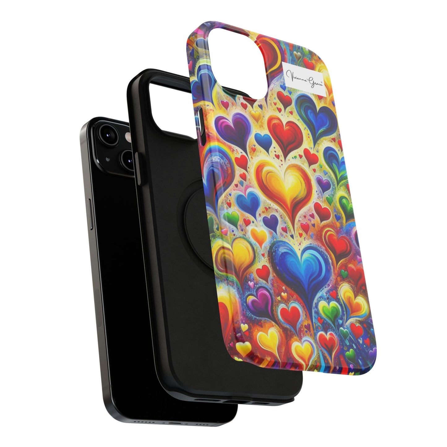 IPhone - Impact-Resistant Case - BRIGHT HEARTS - Vivienne Grace