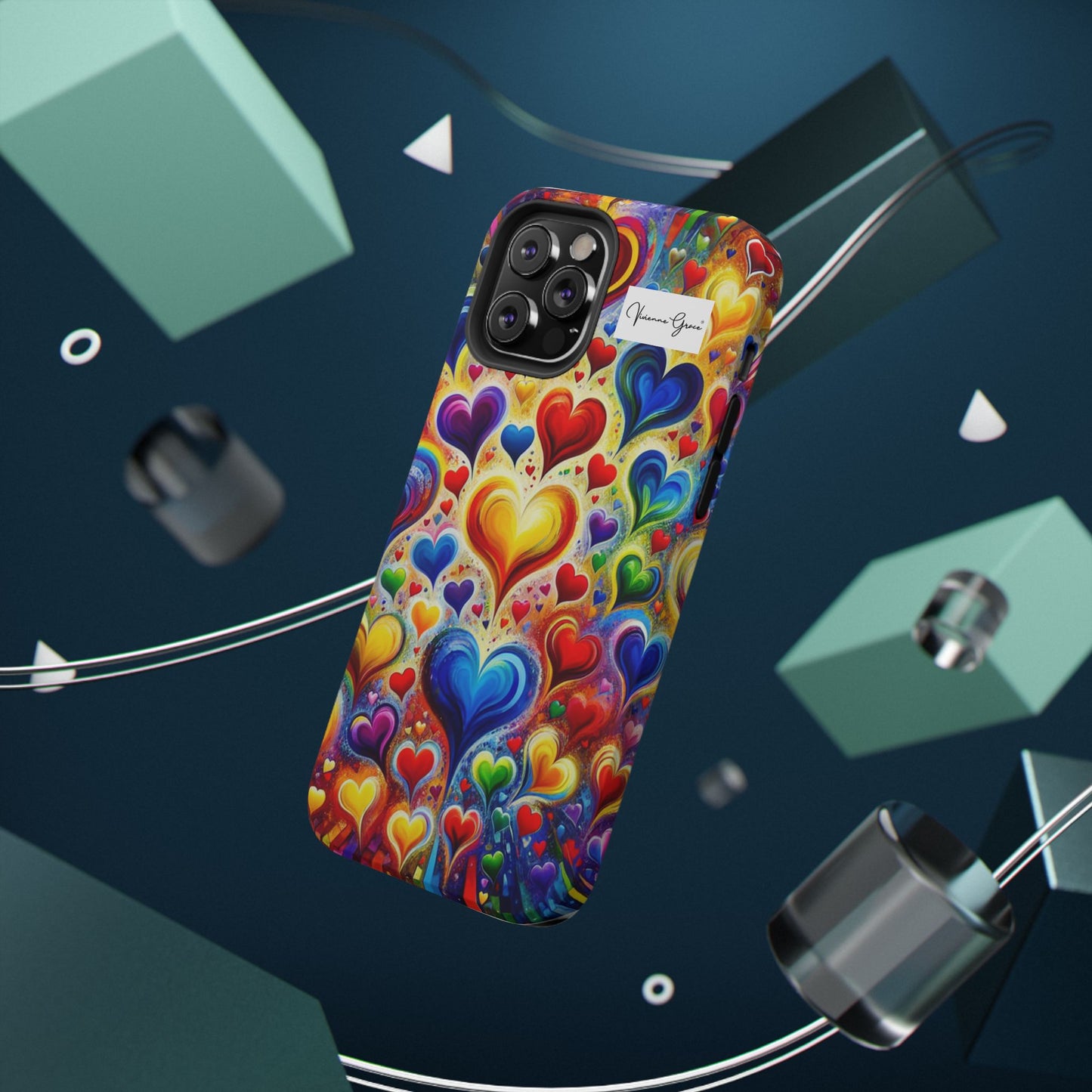 IPhone - Impact-Resistant Case - BRIGHT HEARTS - Vivienne Grace