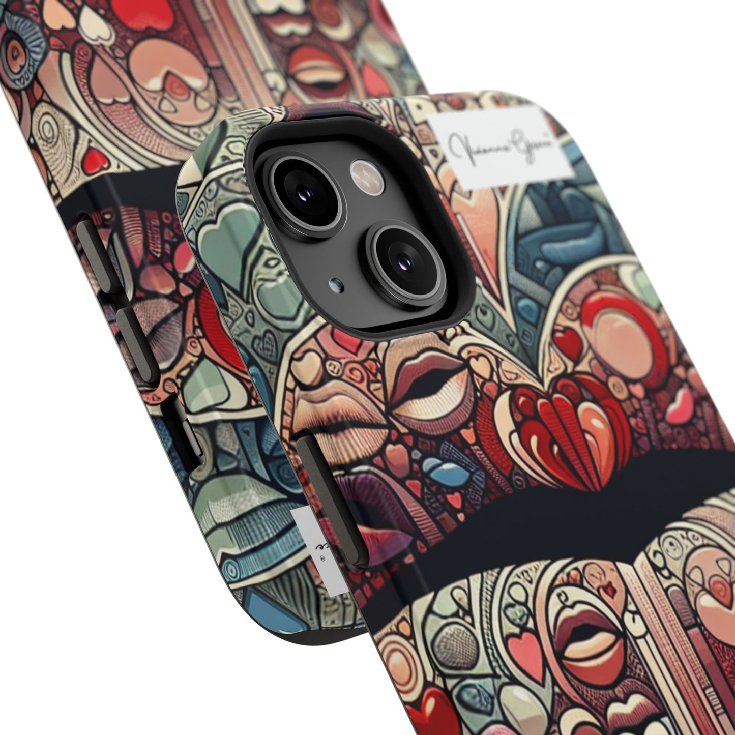 IPhone - Impact-Resistant Cases - BLUE LIPS - Vivienne Grace