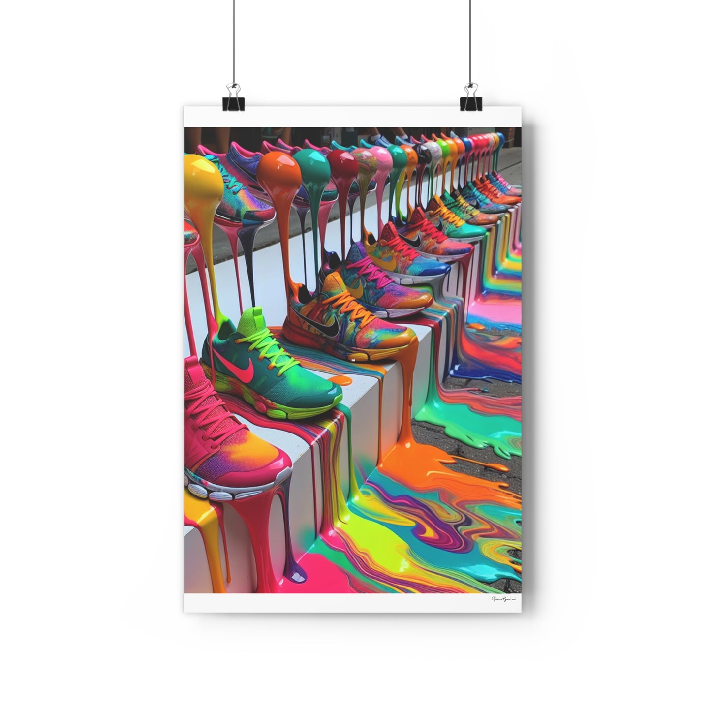Giclée Art Print - Sneaker Fun - Vivienne Grace