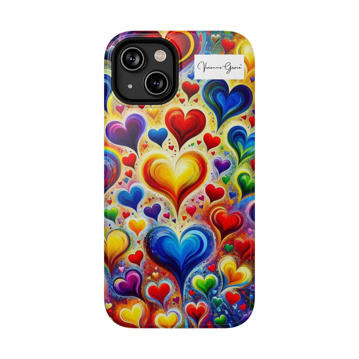 IPhone - Impact-Resistant Case - BRIGHT HEARTS - Vivienne Grace