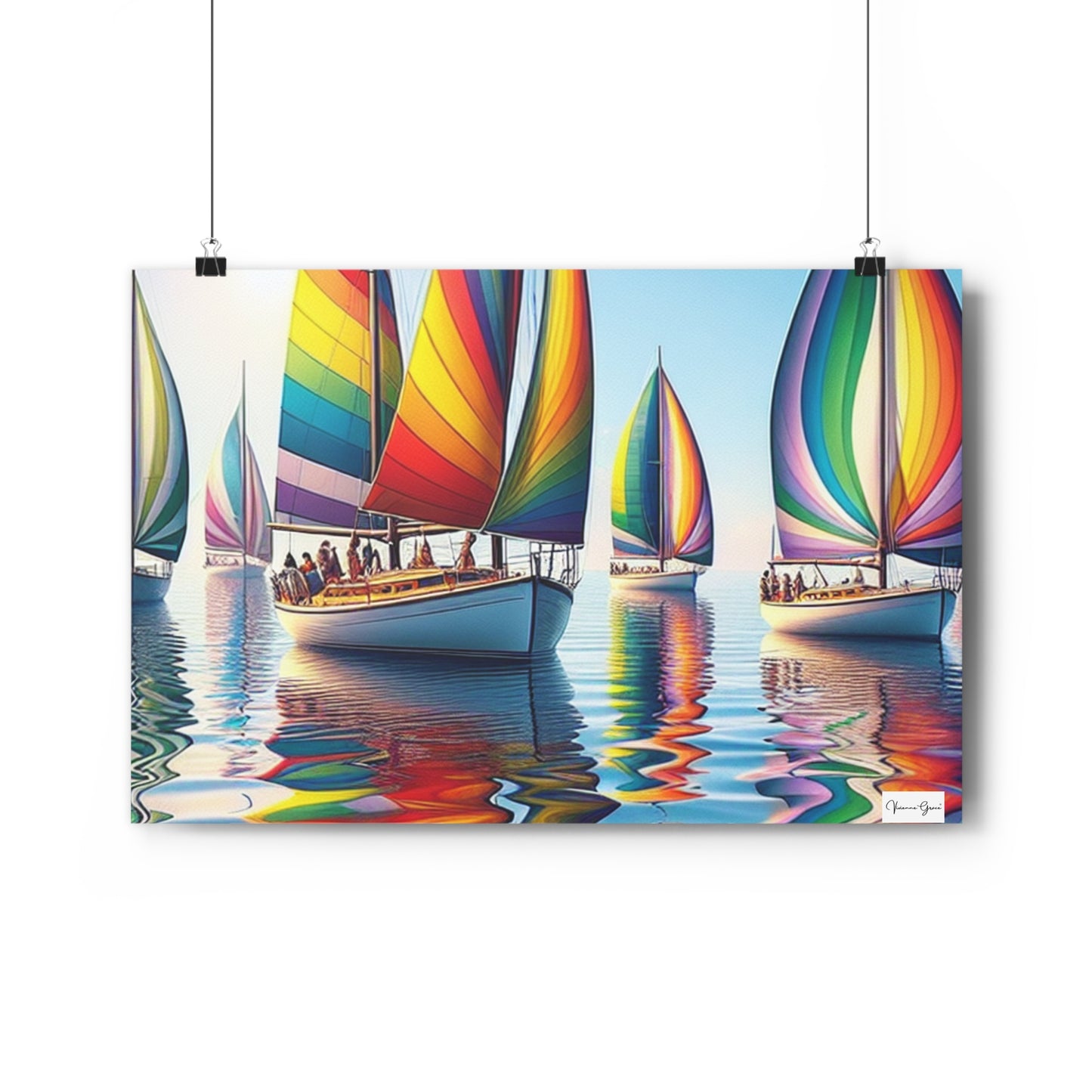 Giclée Art Print - SAILBOATS - Vivienne Grace