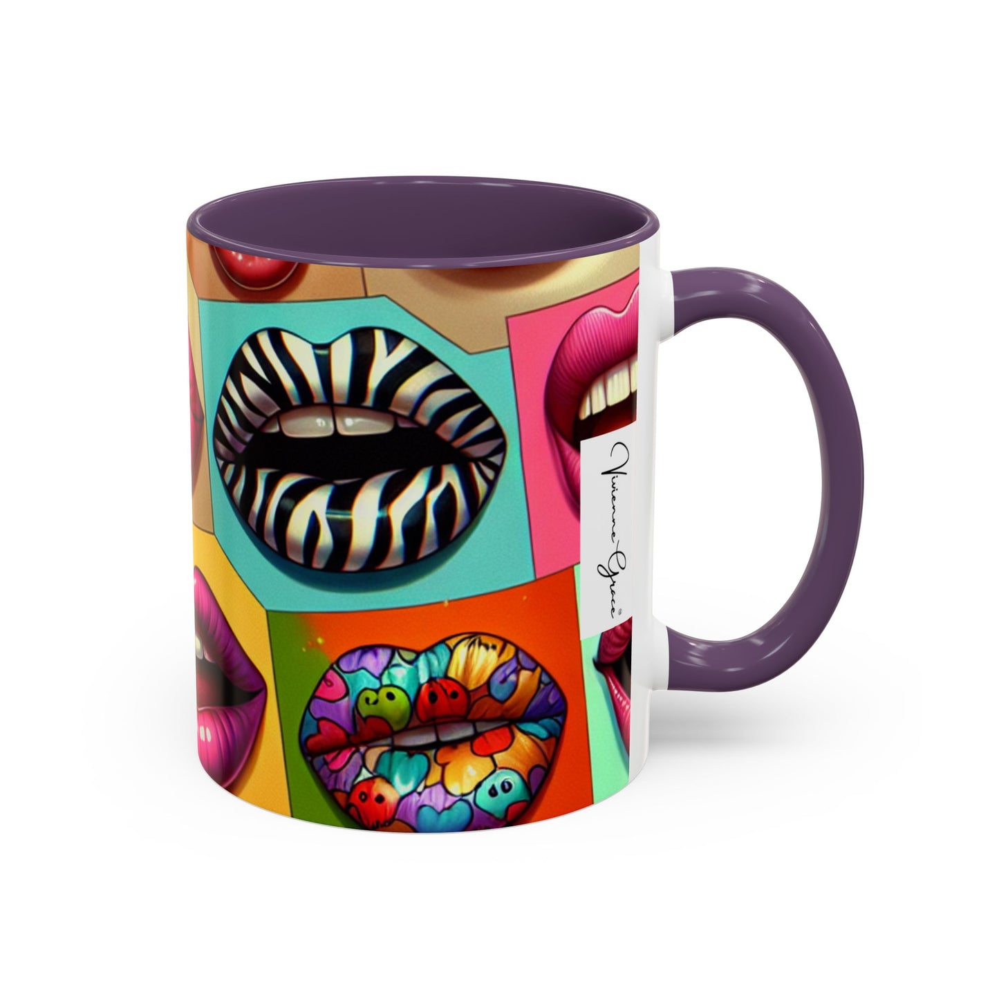 Accent Coffee Mug - LIPS - Vivienne Grace