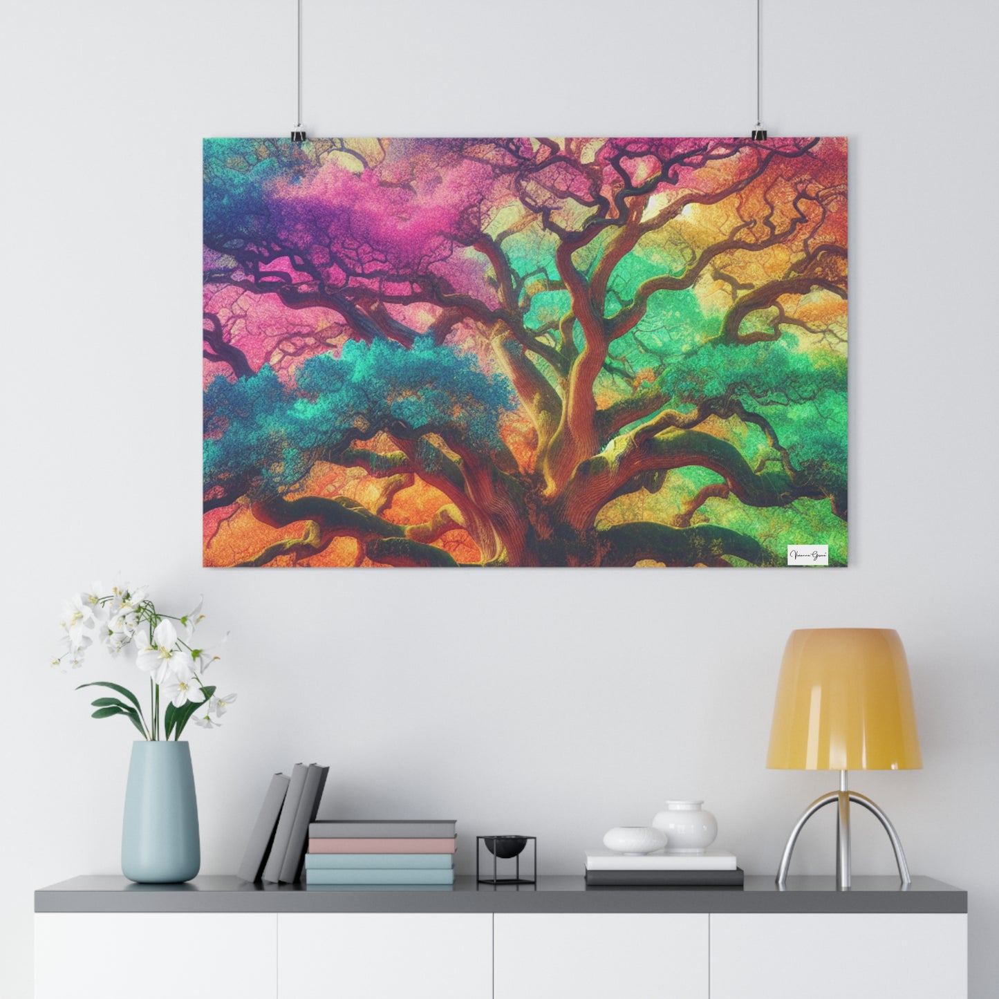 Giclée Art Print - Colorful Oak - Vivienne Grace
