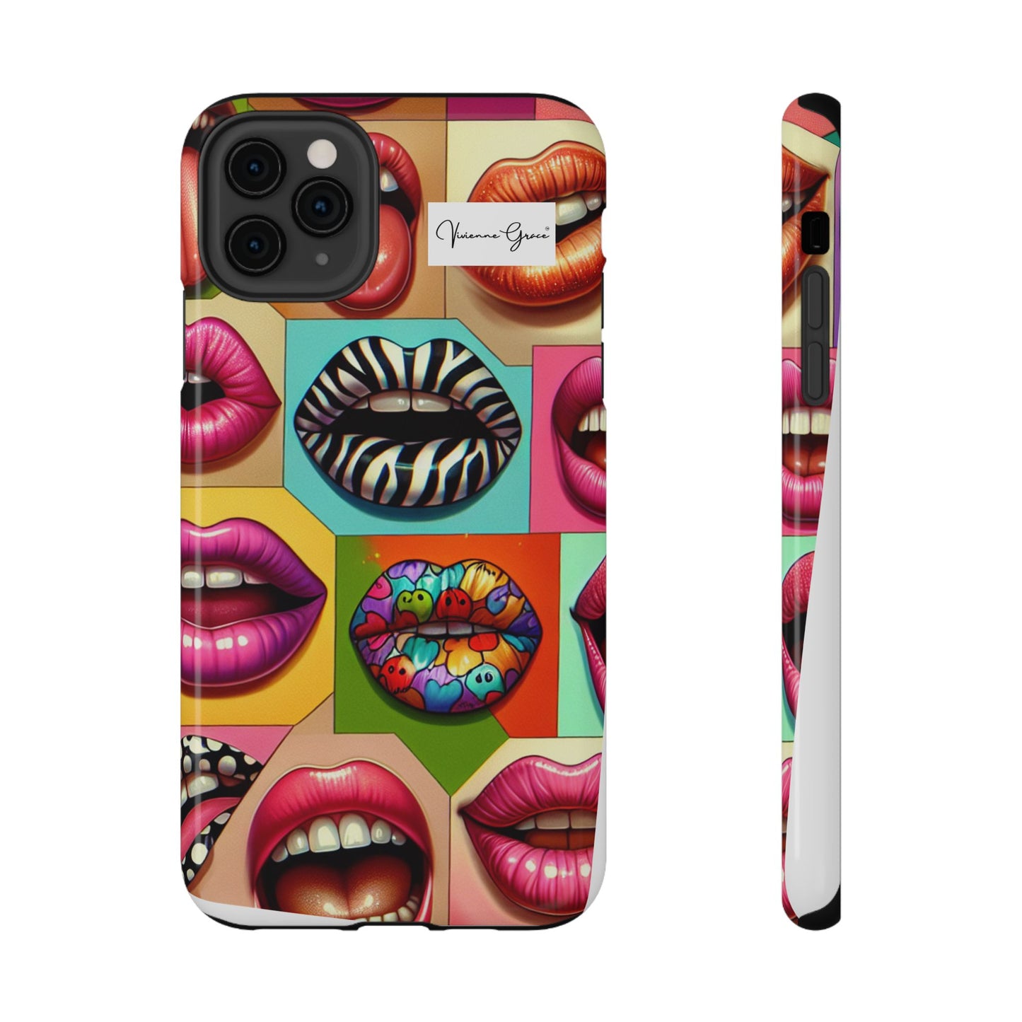 IPhone - Impact-Resistant Case - LIPS - Vivienne Grace