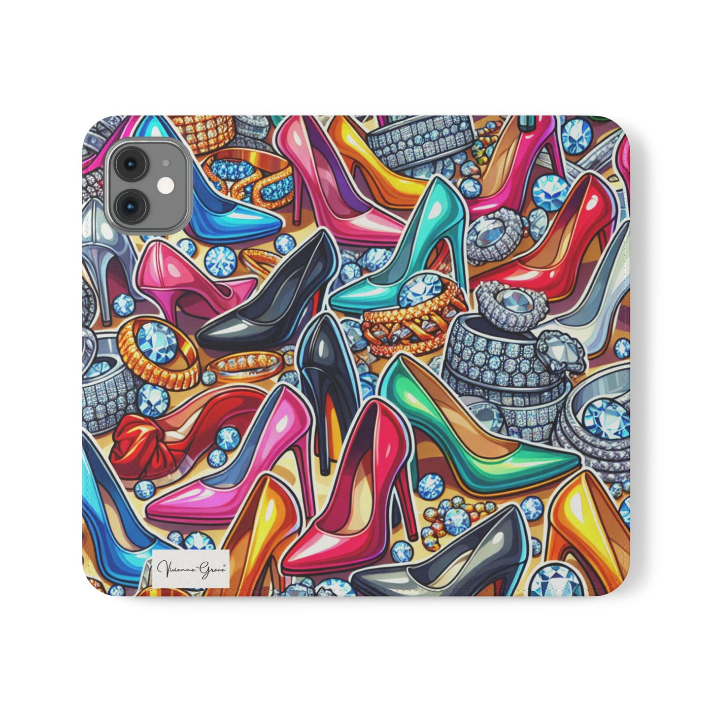 IPhone - Flip Case - STILETTO HEELS - Vivienne Grace
