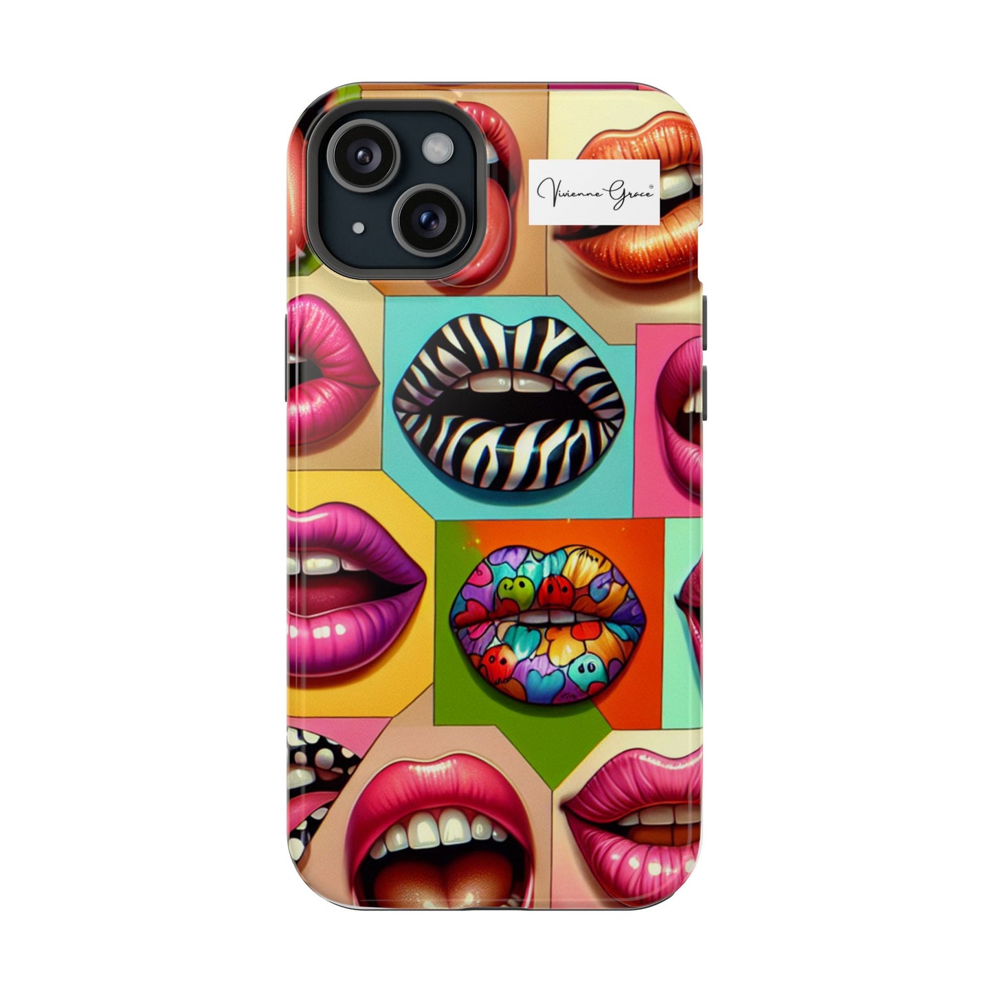 IPhone - Impact-Resistant Case - LIPS - Vivienne Grace