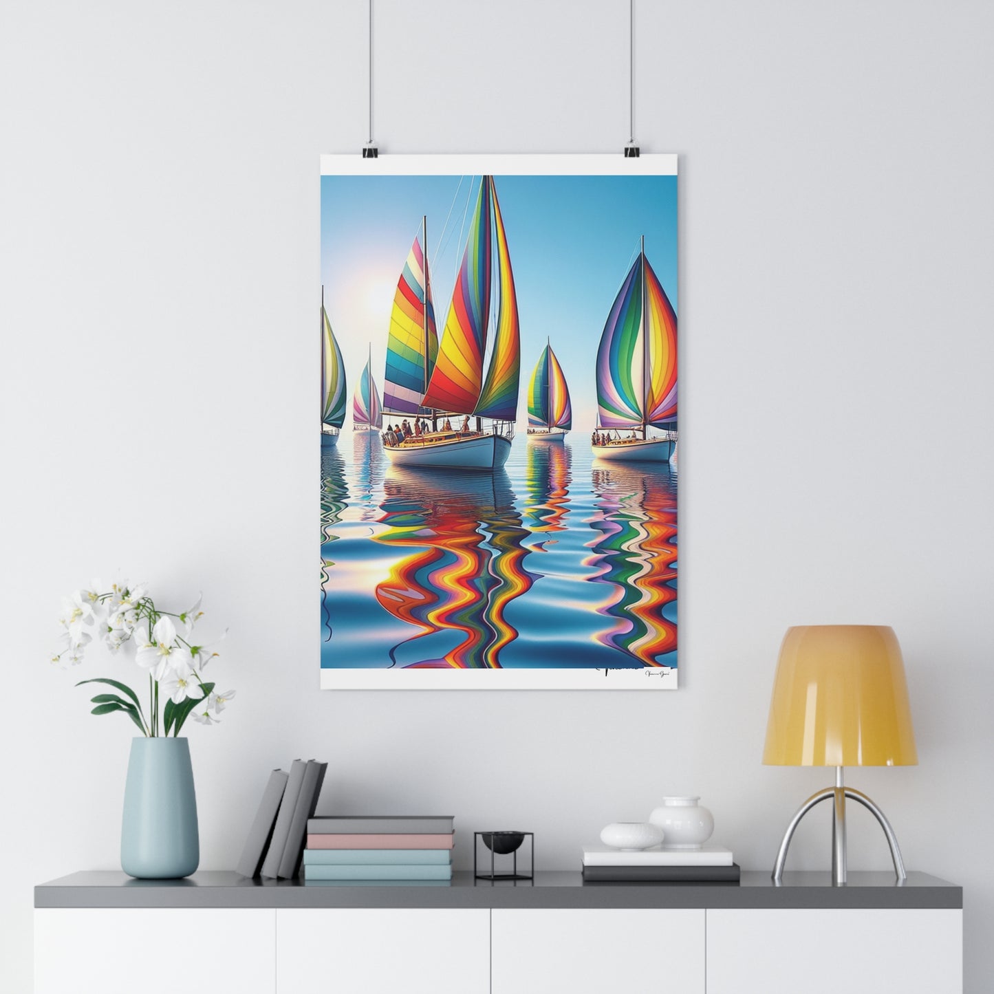 Giclée Art Print - SAILBOATS - Vivienne Grace