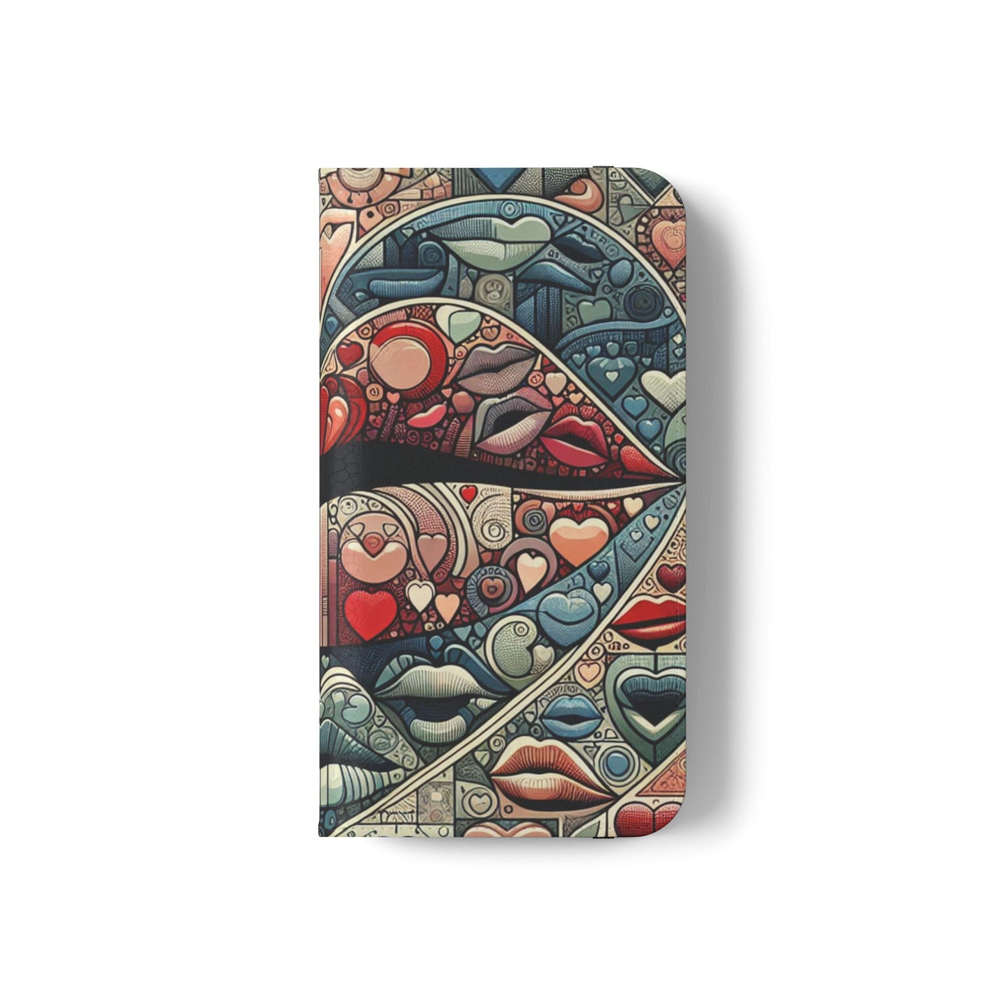 IPhone - Flip Case - BLUE LIPS - Vivienne Grace
