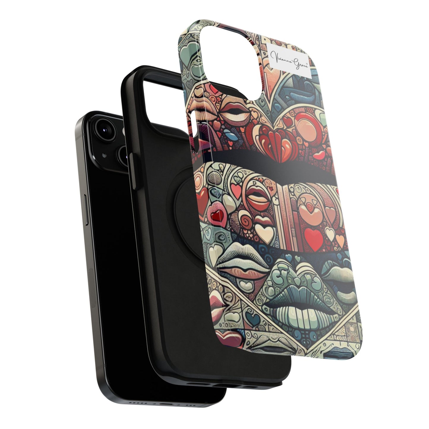 IPhone - Impact-Resistant Cases - BLUE LIPS - Vivienne Grace