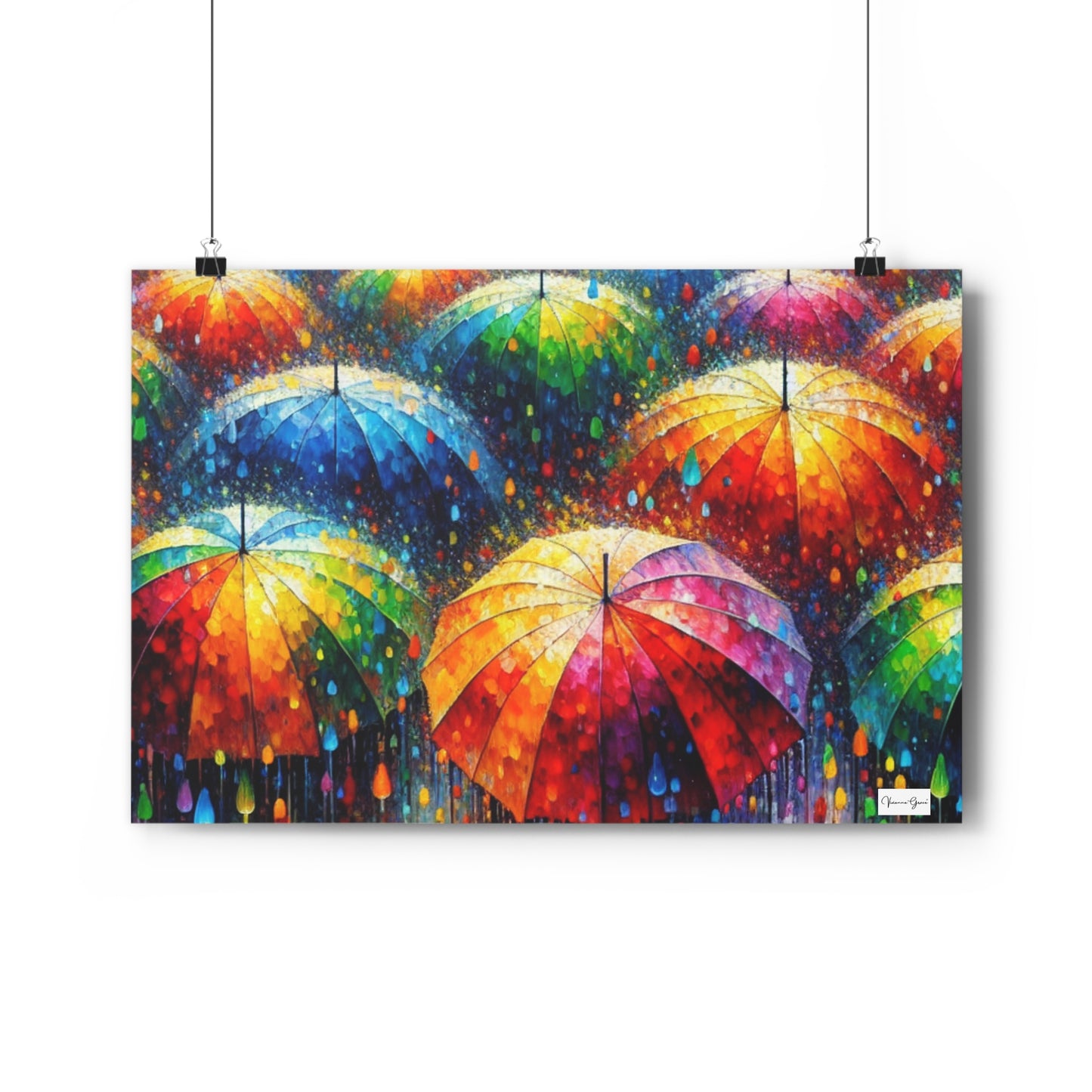 Giclée Art Print - Umbrellas - Vivienne Grace