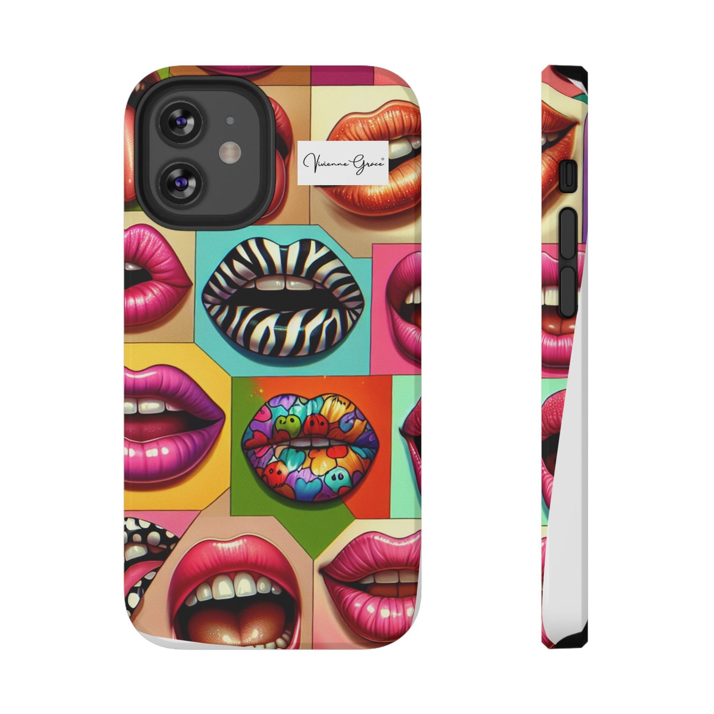 IPhone - Impact-Resistant Case - LIPS - Vivienne Grace