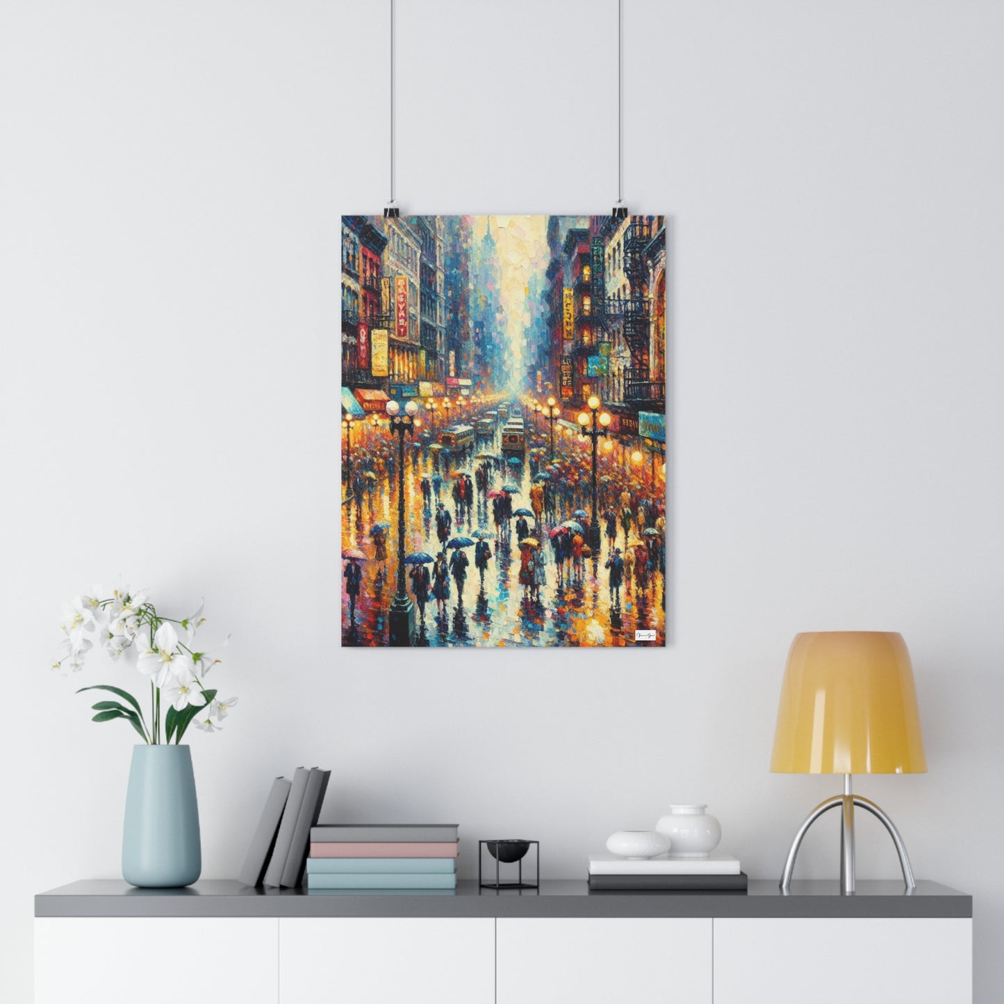 Giclée Art Print - New York Rain - Vivienne Grace
