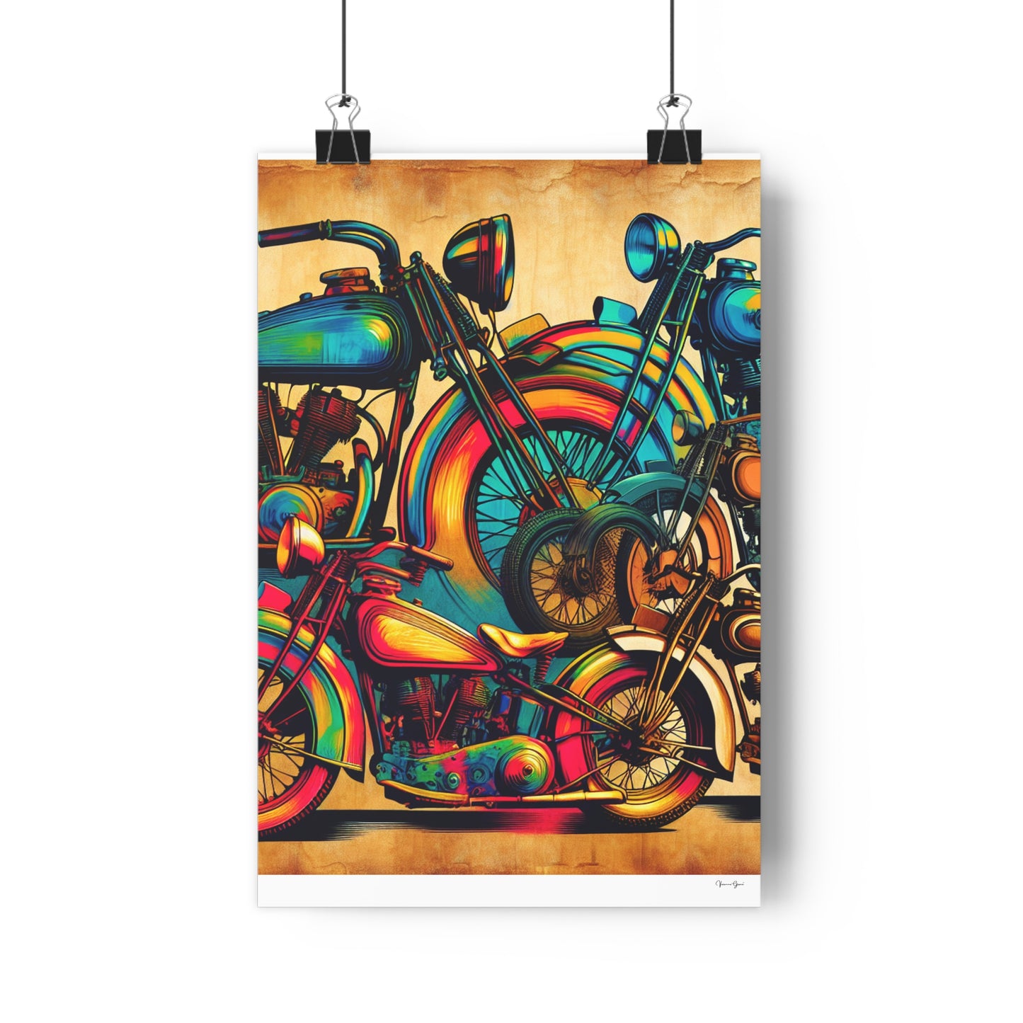 Giclée Art Print - Motorcycles - Vivienne Grace