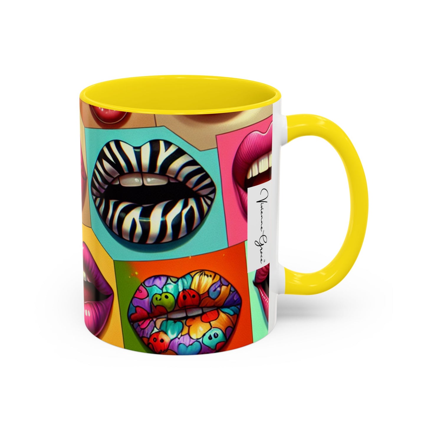 Accent Coffee Mug - LIPS - Vivienne Grace