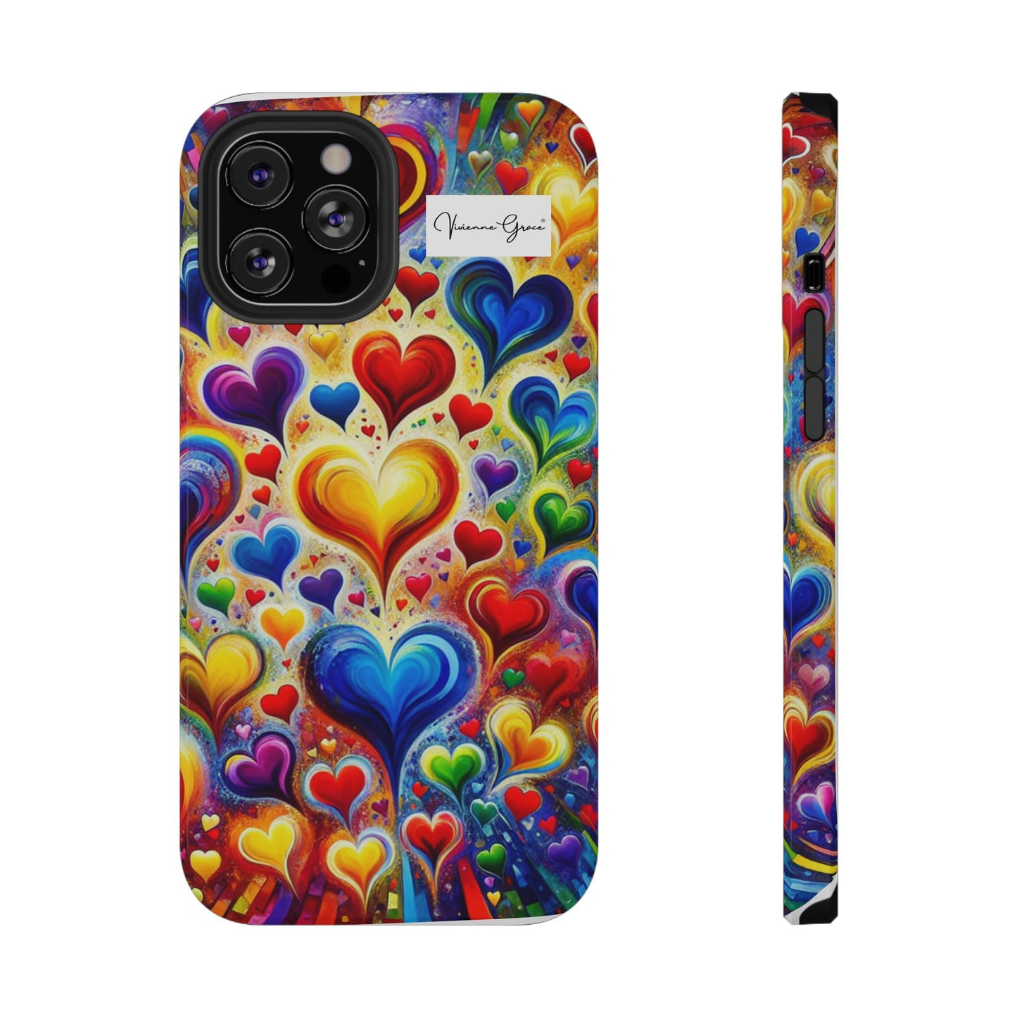 IPhone - Impact-Resistant Case - BRIGHT HEARTS - Vivienne Grace