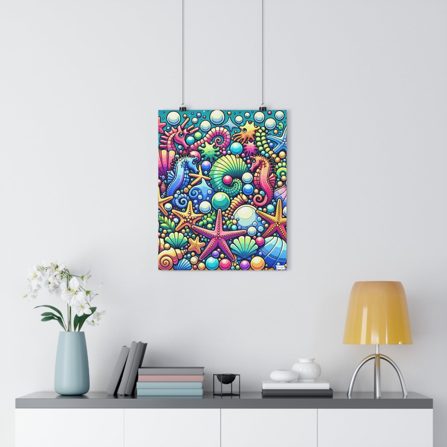 Giclée Art Print - BEACH BAUBLES