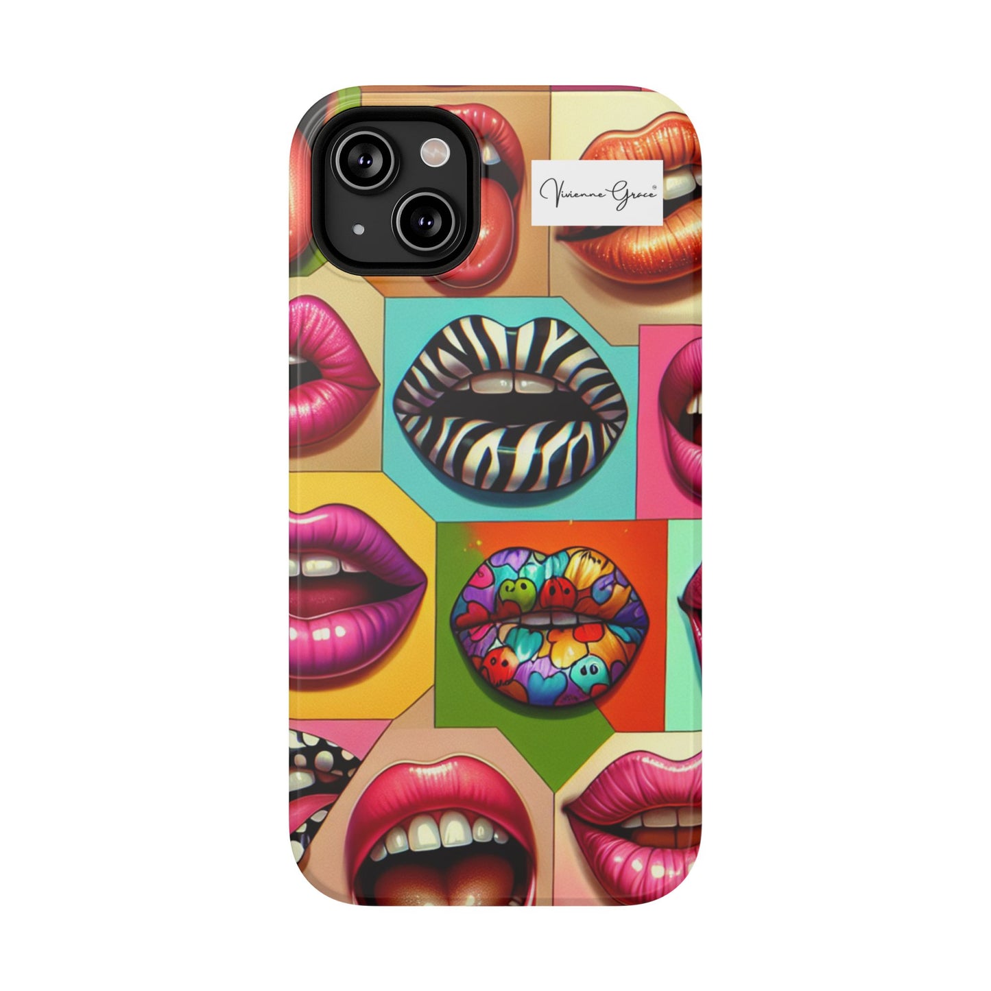 IPhone - Impact-Resistant Case - LIPS - Vivienne Grace