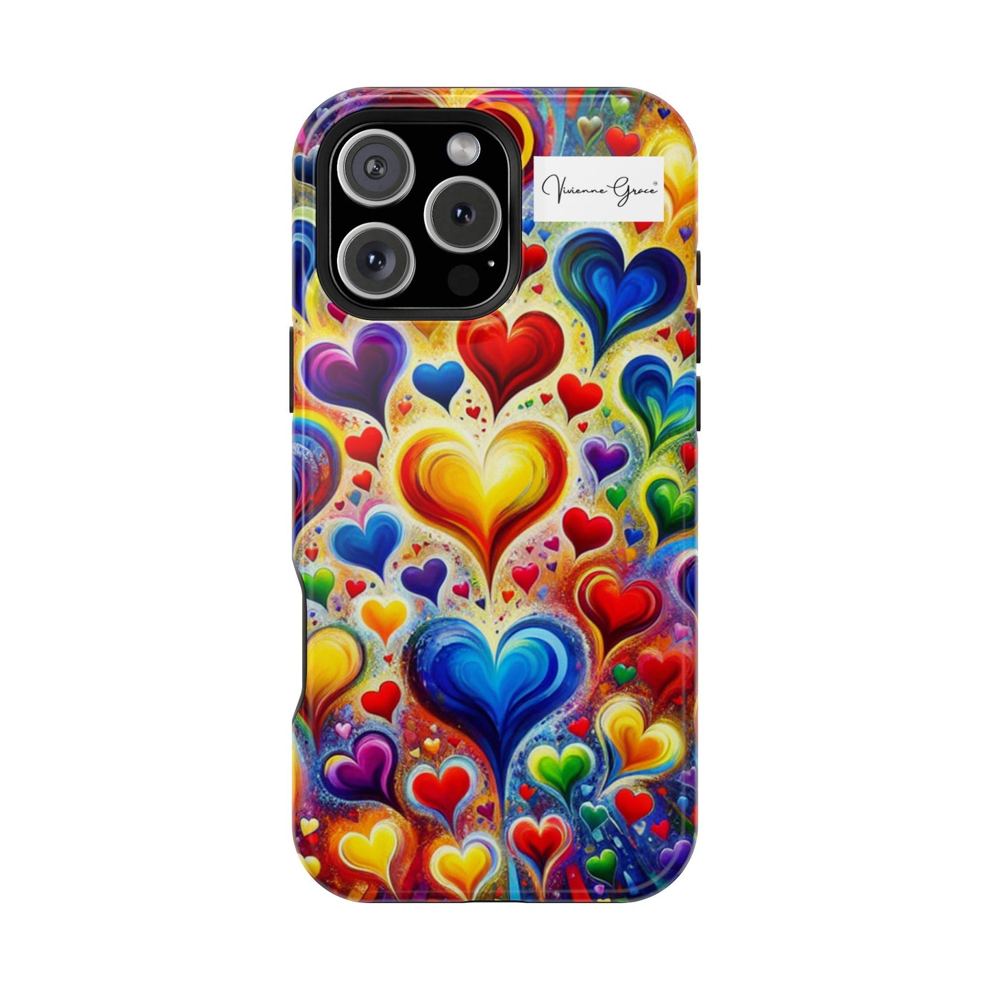 IPhone - Impact-Resistant Case - BRIGHT HEARTS - Vivienne Grace