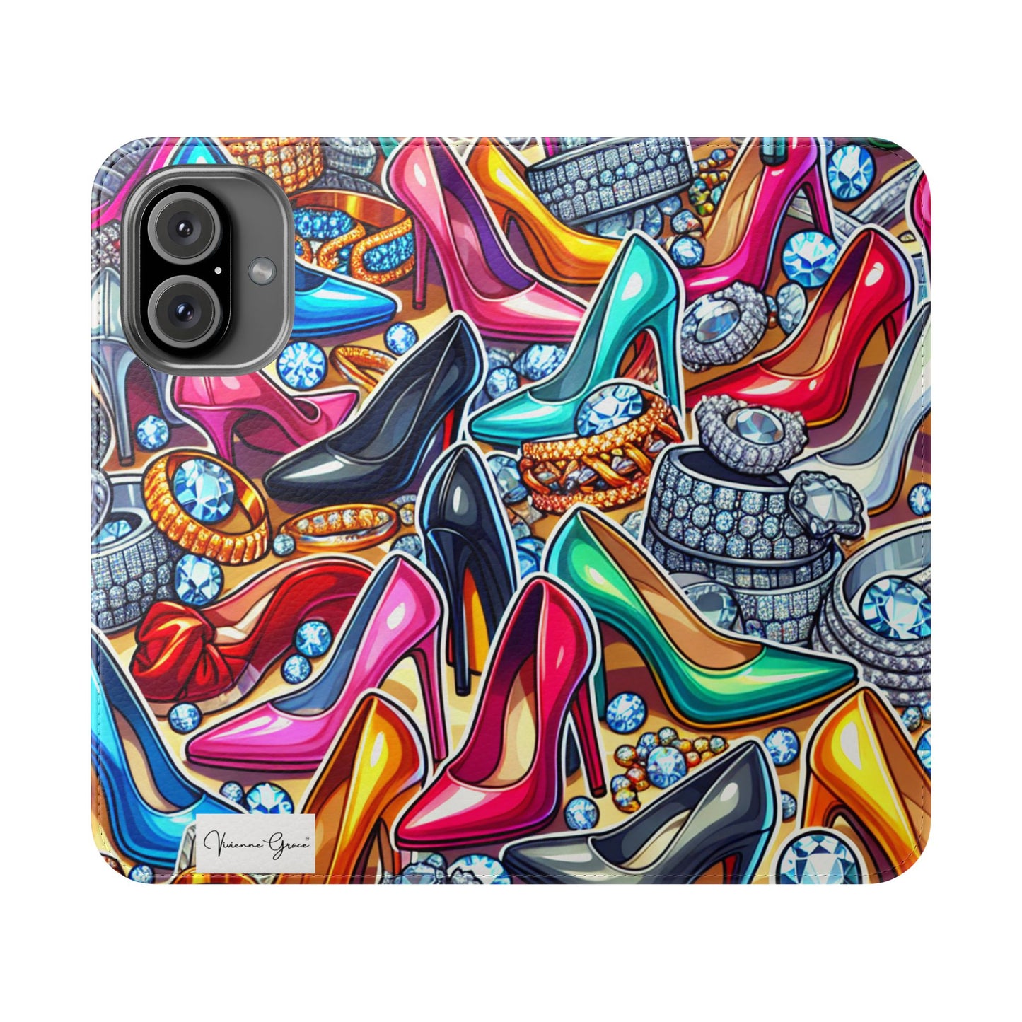 IPhone - Flip Case - STILETTO HEELS - Vivienne Grace