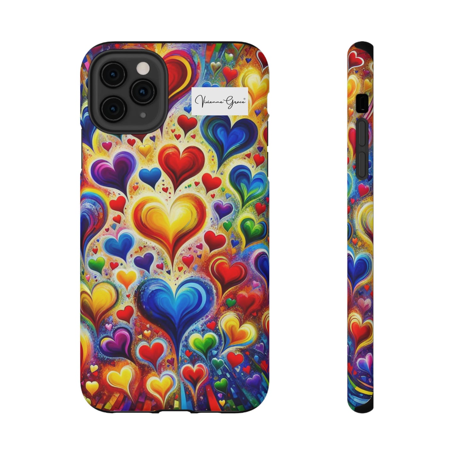 IPhone - Impact-Resistant Case - BRIGHT HEARTS - Vivienne Grace