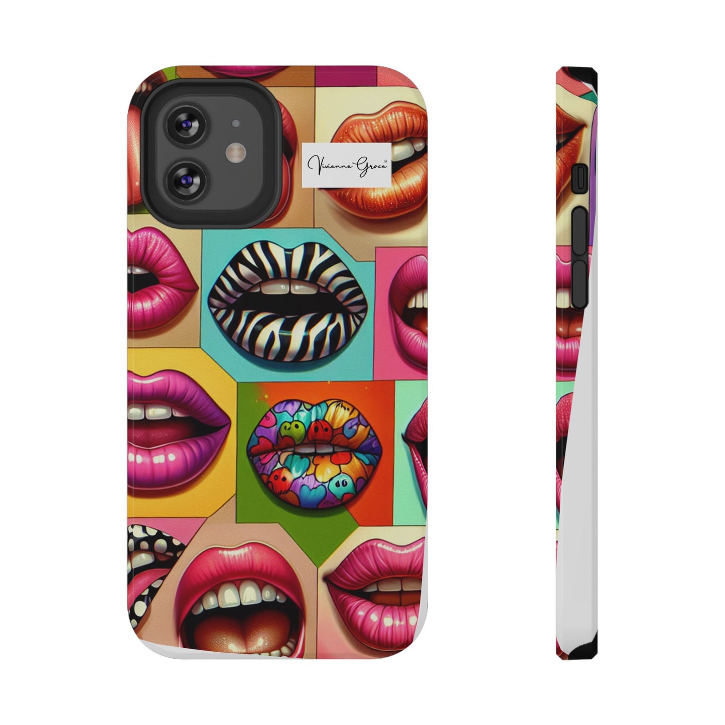 IPhone - Impact-Resistant Case - LIPS - Vivienne Grace
