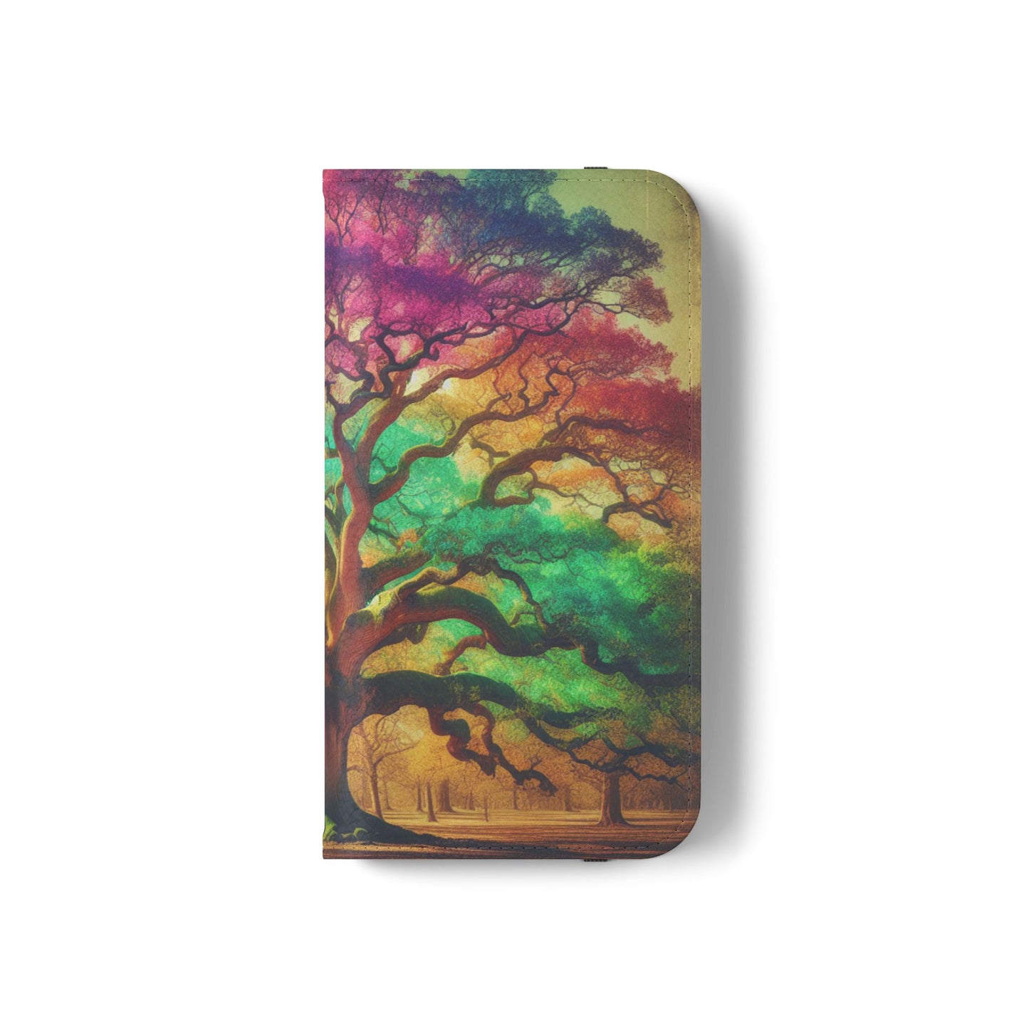 IPhone - Flip Case - COLORFUL OAK - Vivienne Grace