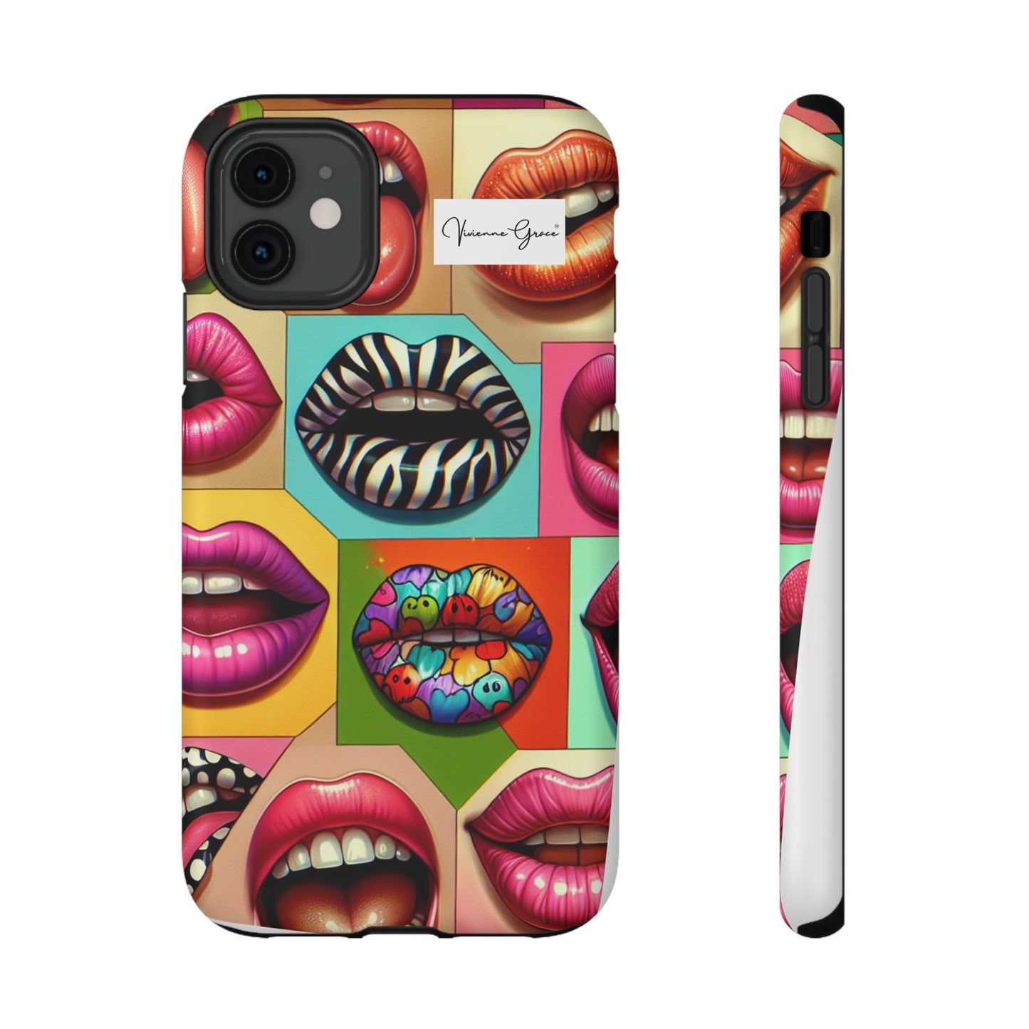IPhone - Impact-Resistant Case - LIPS - Vivienne Grace