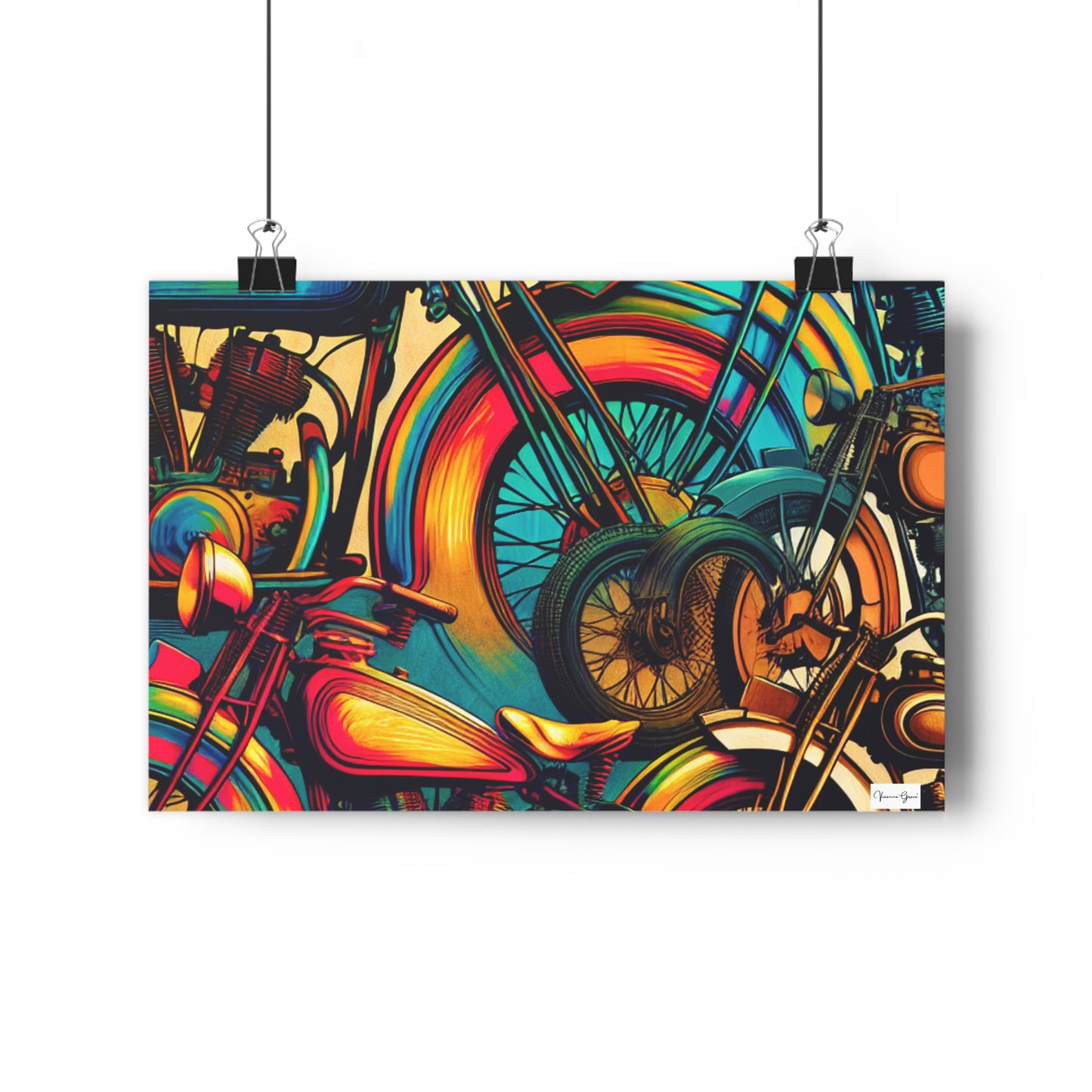 Giclée Art Print - Motorcycles - Vivienne Grace